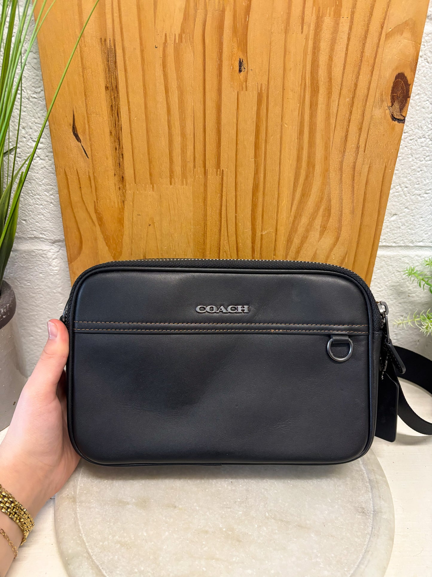 Black Coach Crossbody Bag