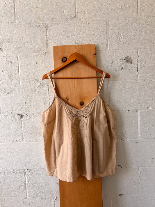 Tan Sequins Detailed Tank : 22/24