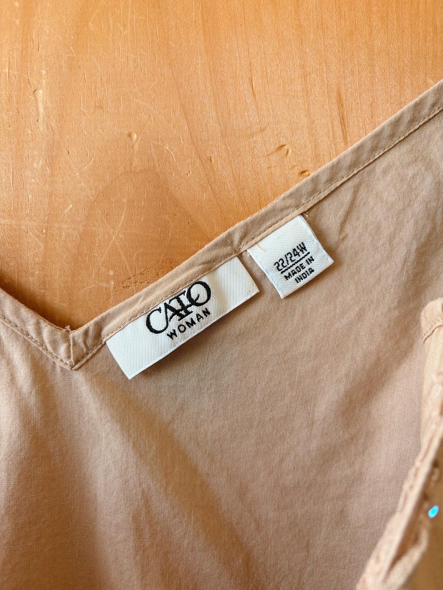 Tan Sequins Detailed Tank : 22/24