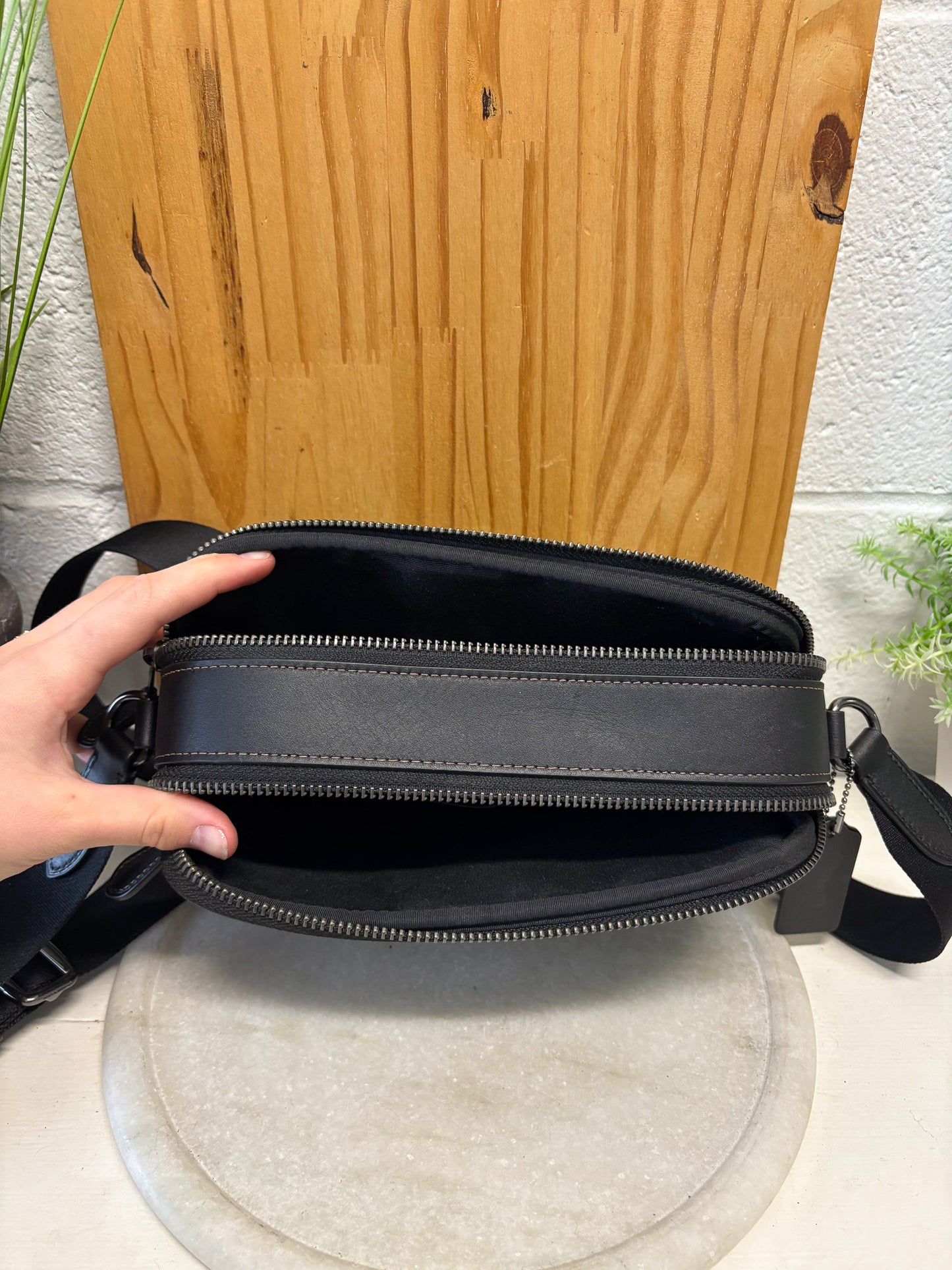 Black Coach Crossbody Bag