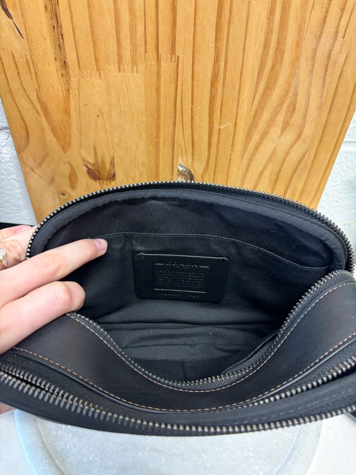 Black Coach Crossbody Bag