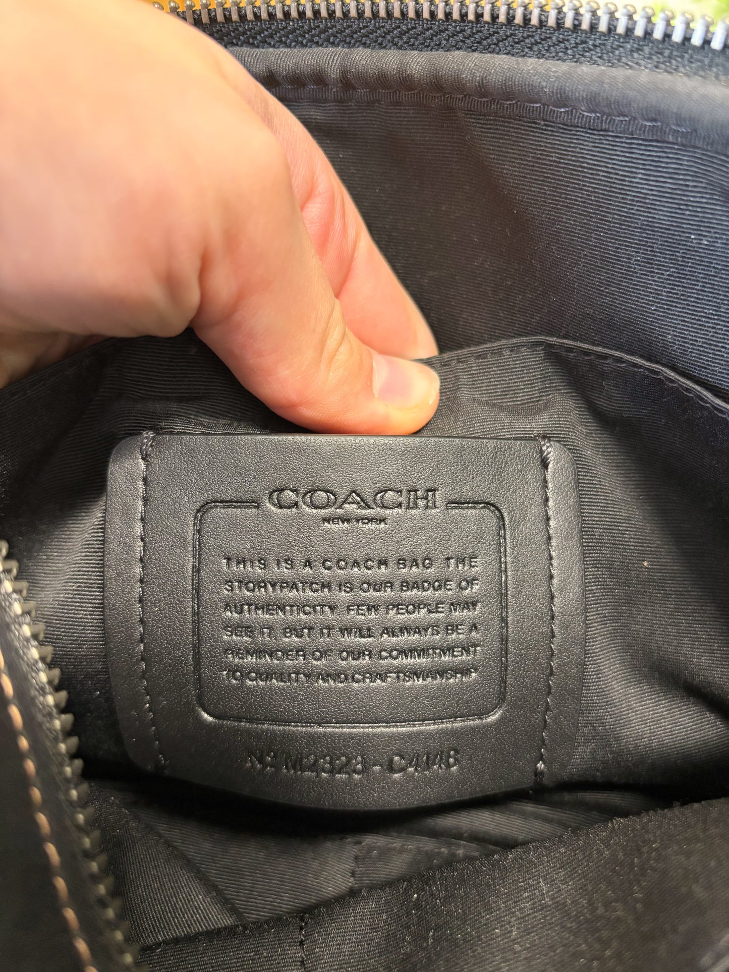 Black Coach Crossbody Bag