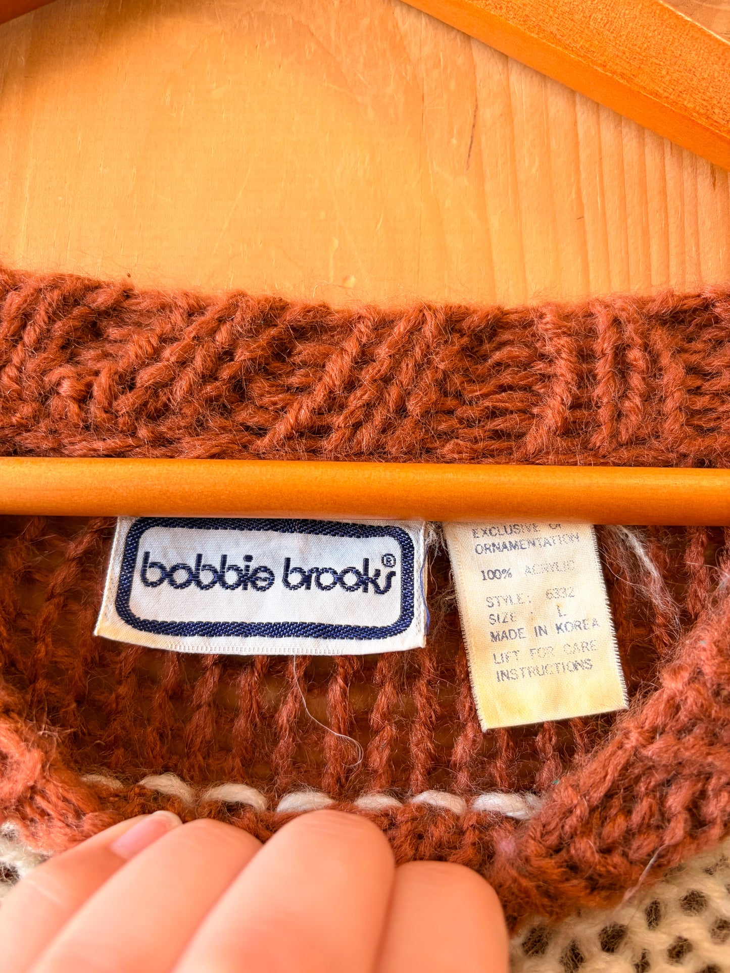 Vtg Bobbie Brooks Sweater : L