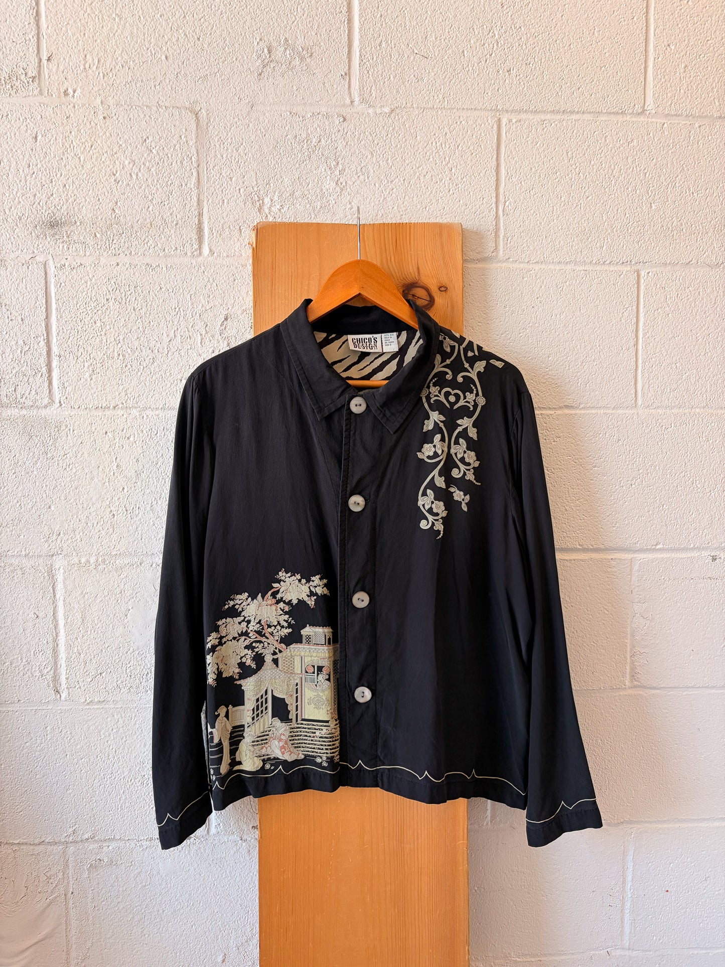 Silk Tranquil Garden Top : XL