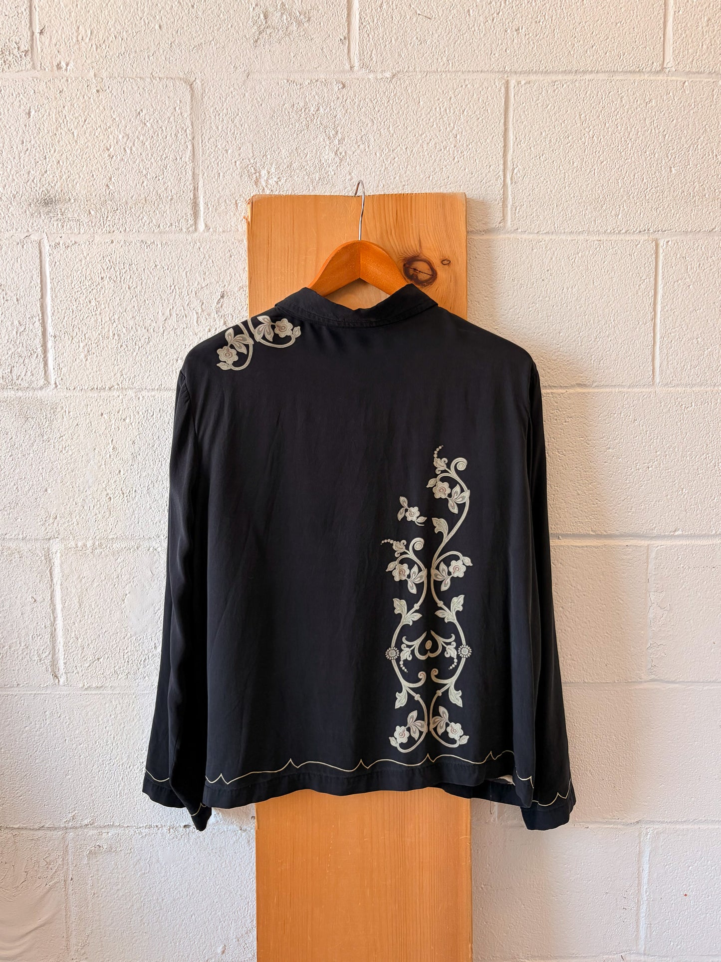 Silk Tranquil Garden Top : XL