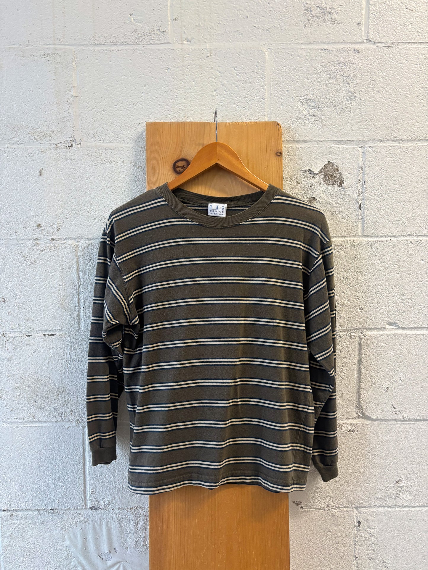 Vtg Striped Long Sleeve : Youth XL