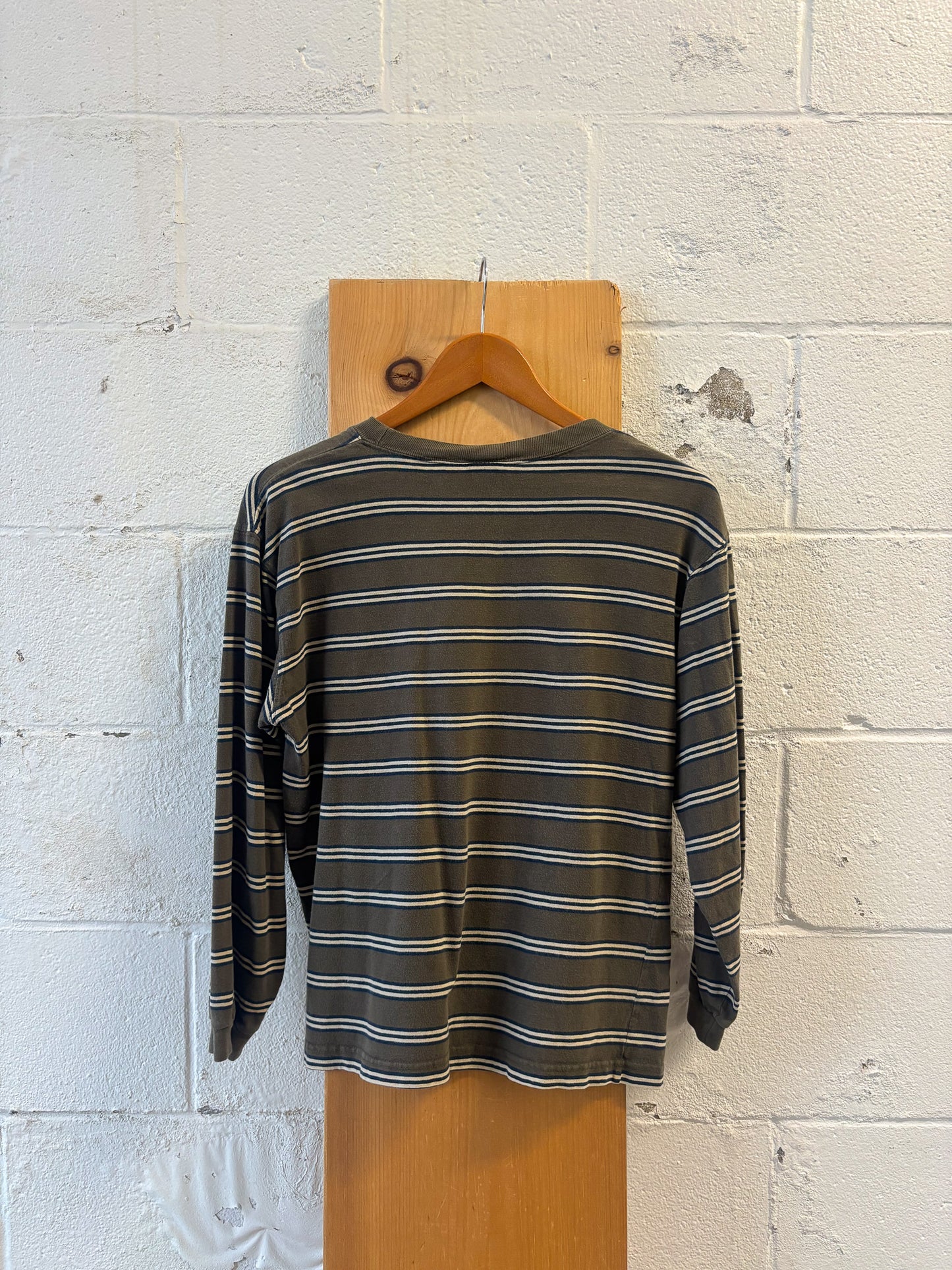 Vtg Striped Long Sleeve : Youth XL