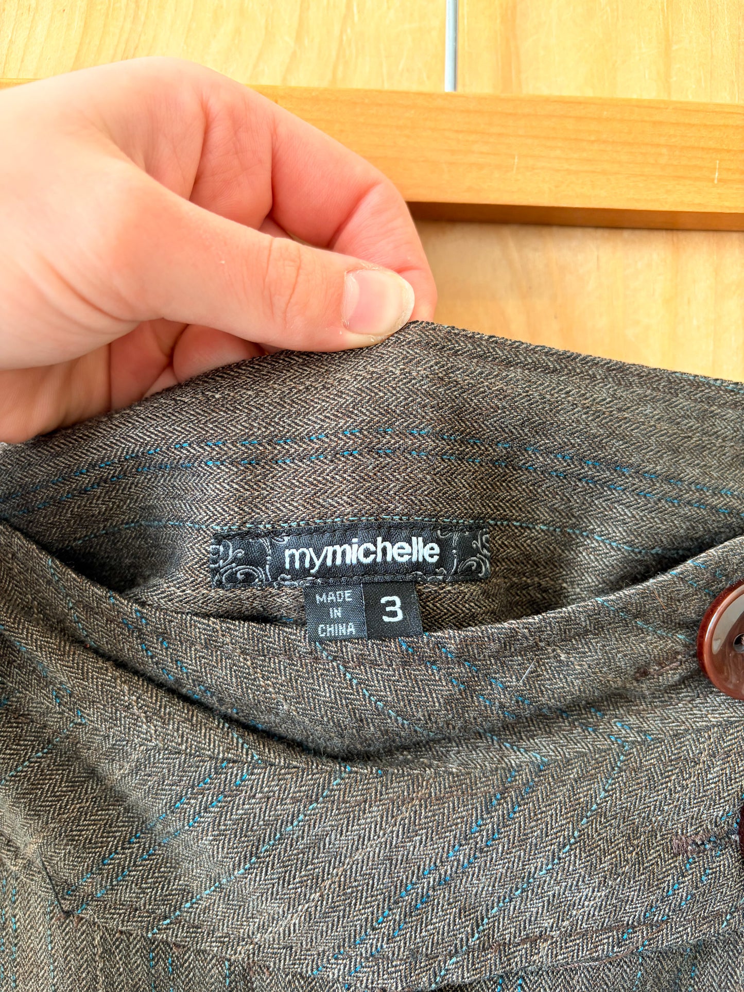 Jacket and Flared Trousers Set : M