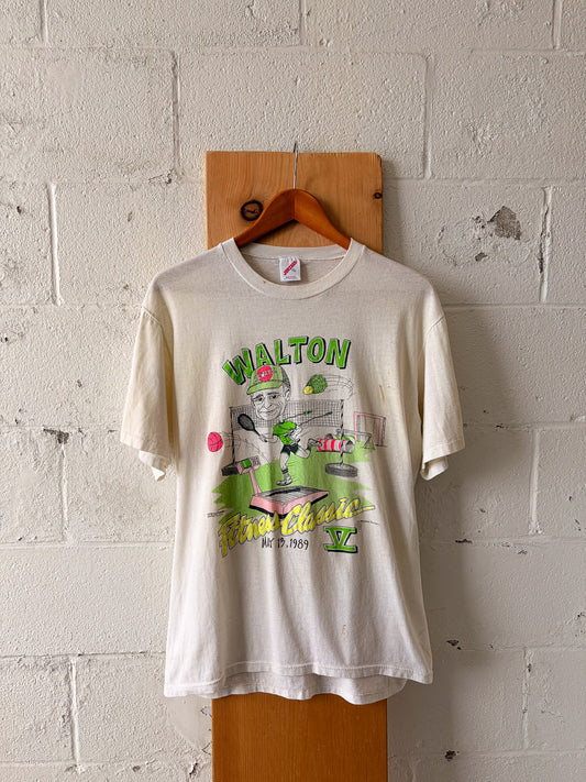 Vtg Distressed Walton Fitness Classic Tee : XL (As Is)