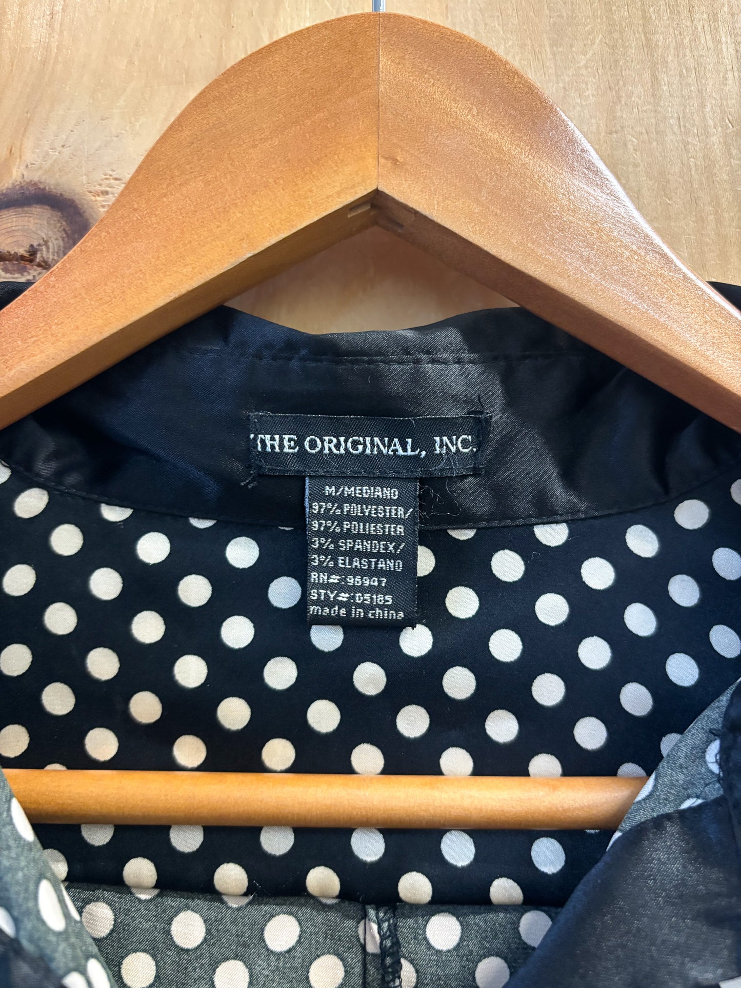 Vtg Polka Dot Dress : M