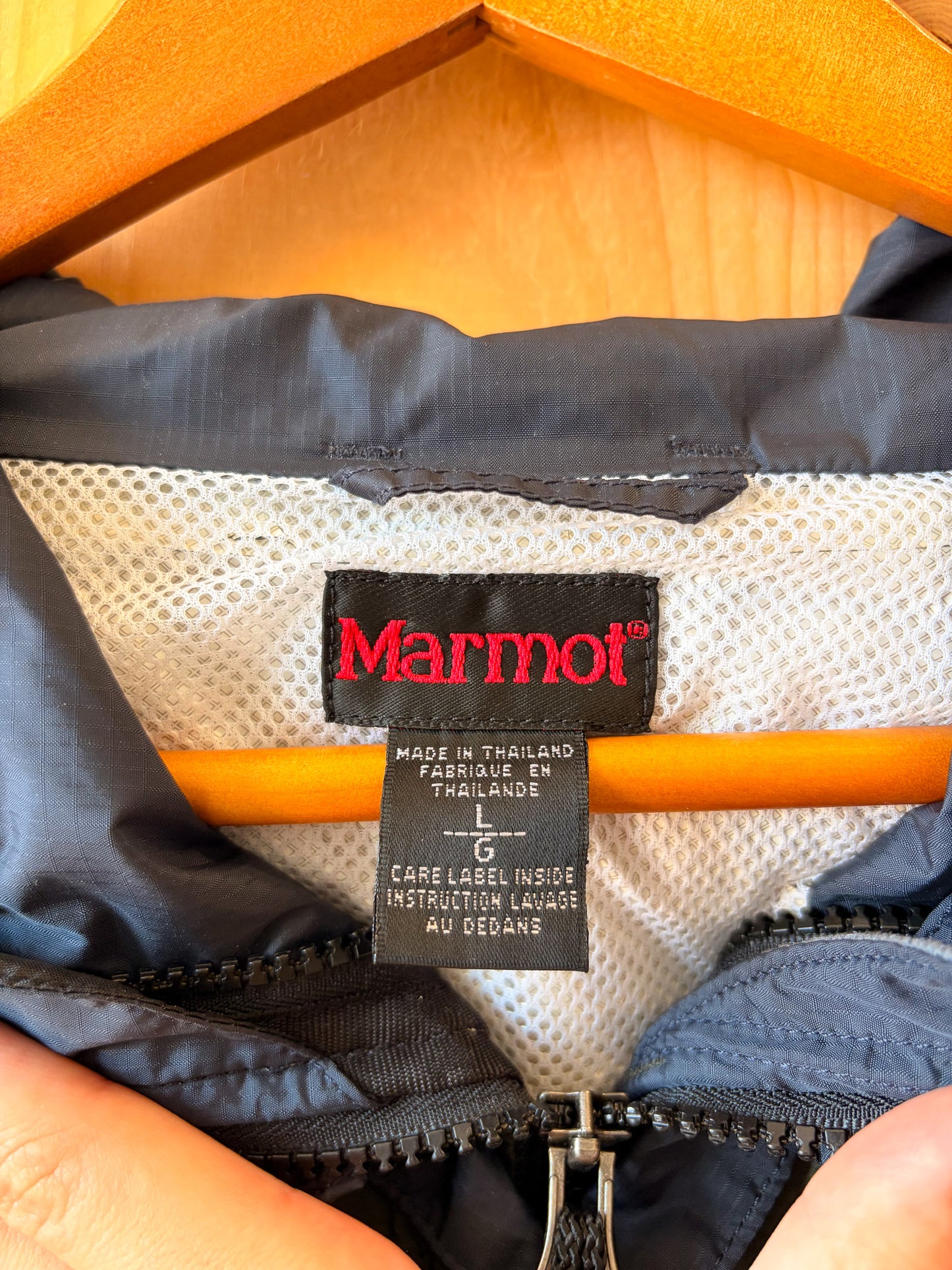 Marmot Dark Green Rain Jacket : L