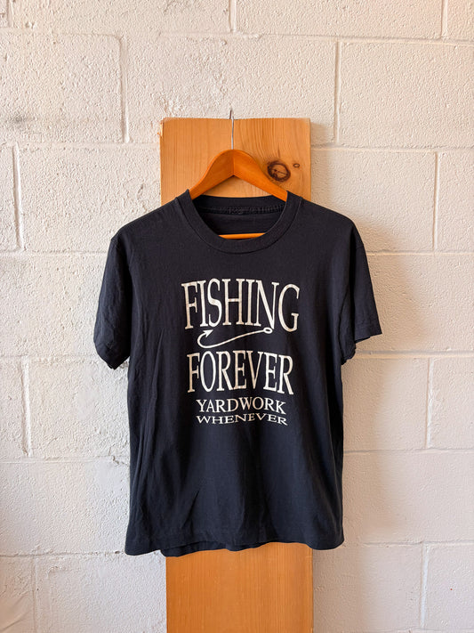 Single Stitch Fishing Tee : M