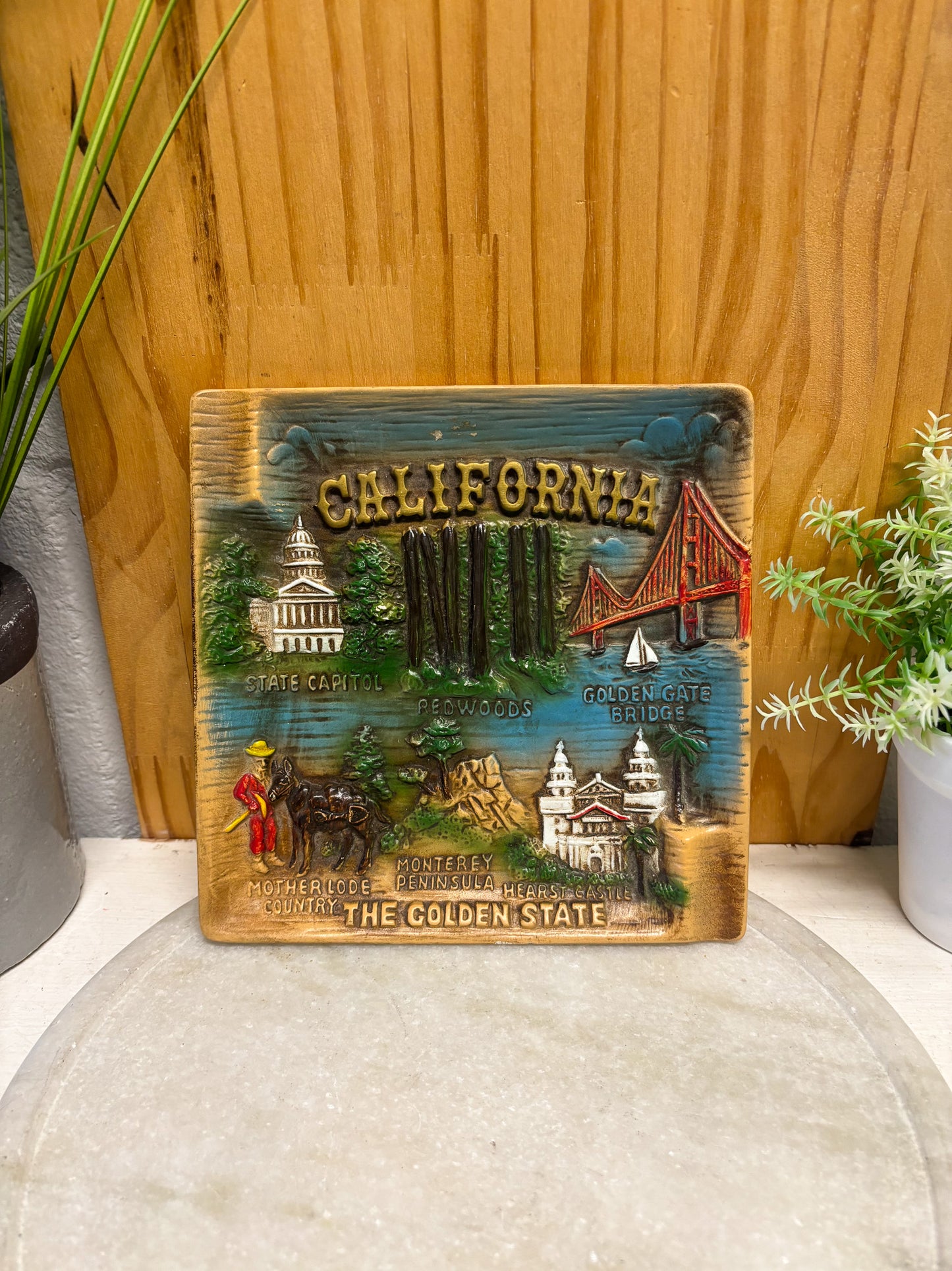 California Souvenir Plate (Local Pick Up Only)