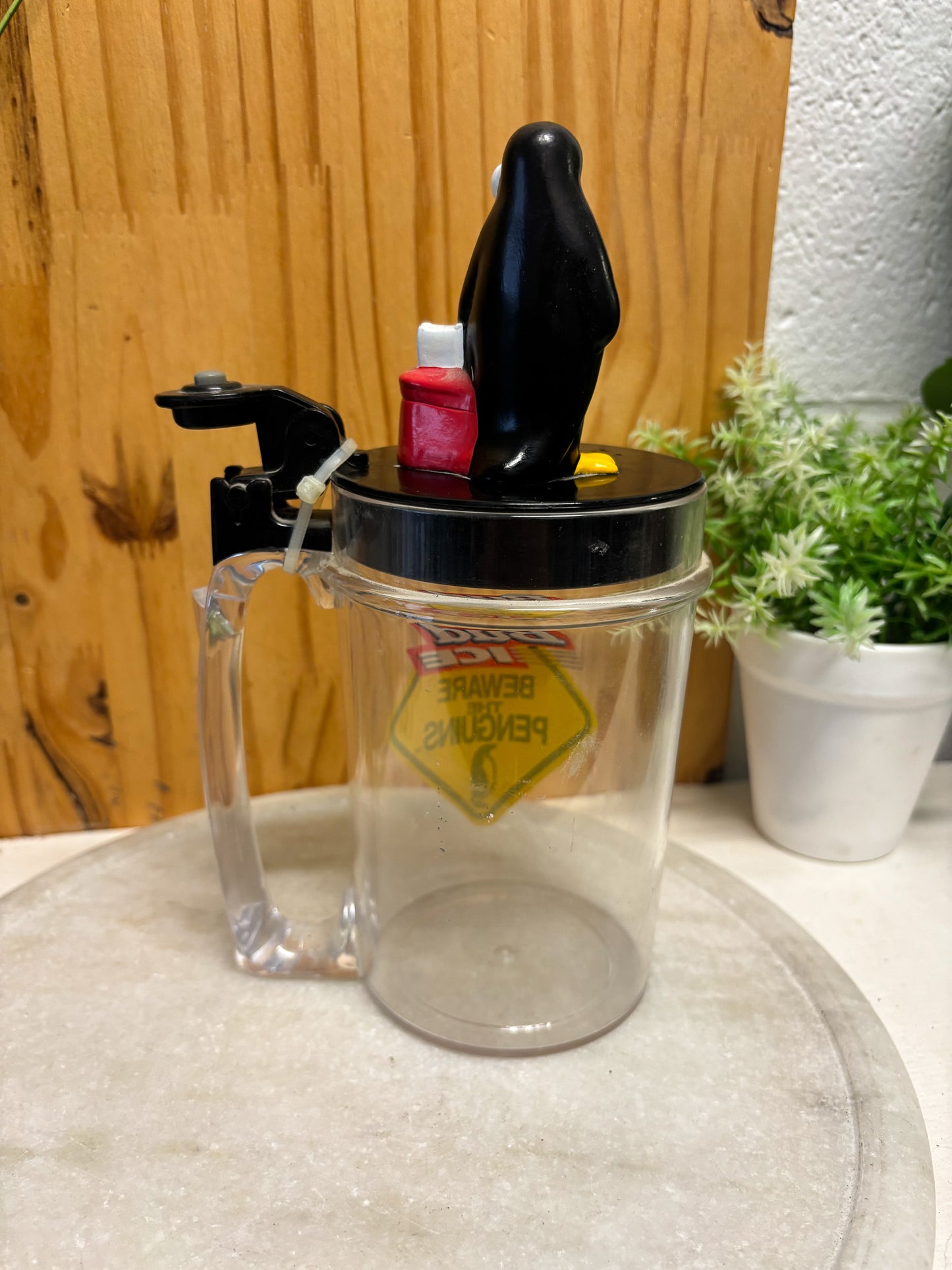 Vtg Pair of 90's Bud Light Mugs