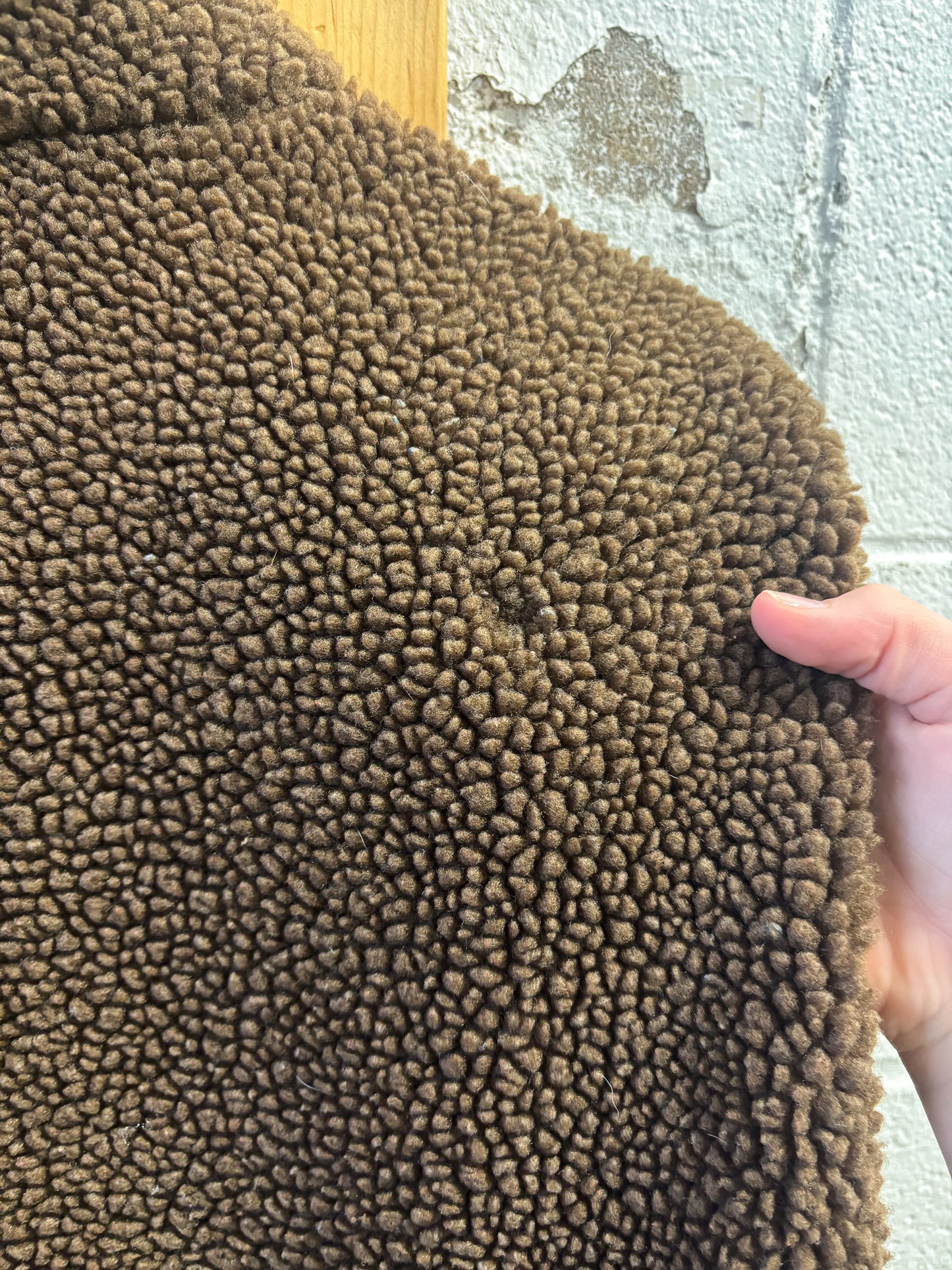 Brown Sherpa Vest : L