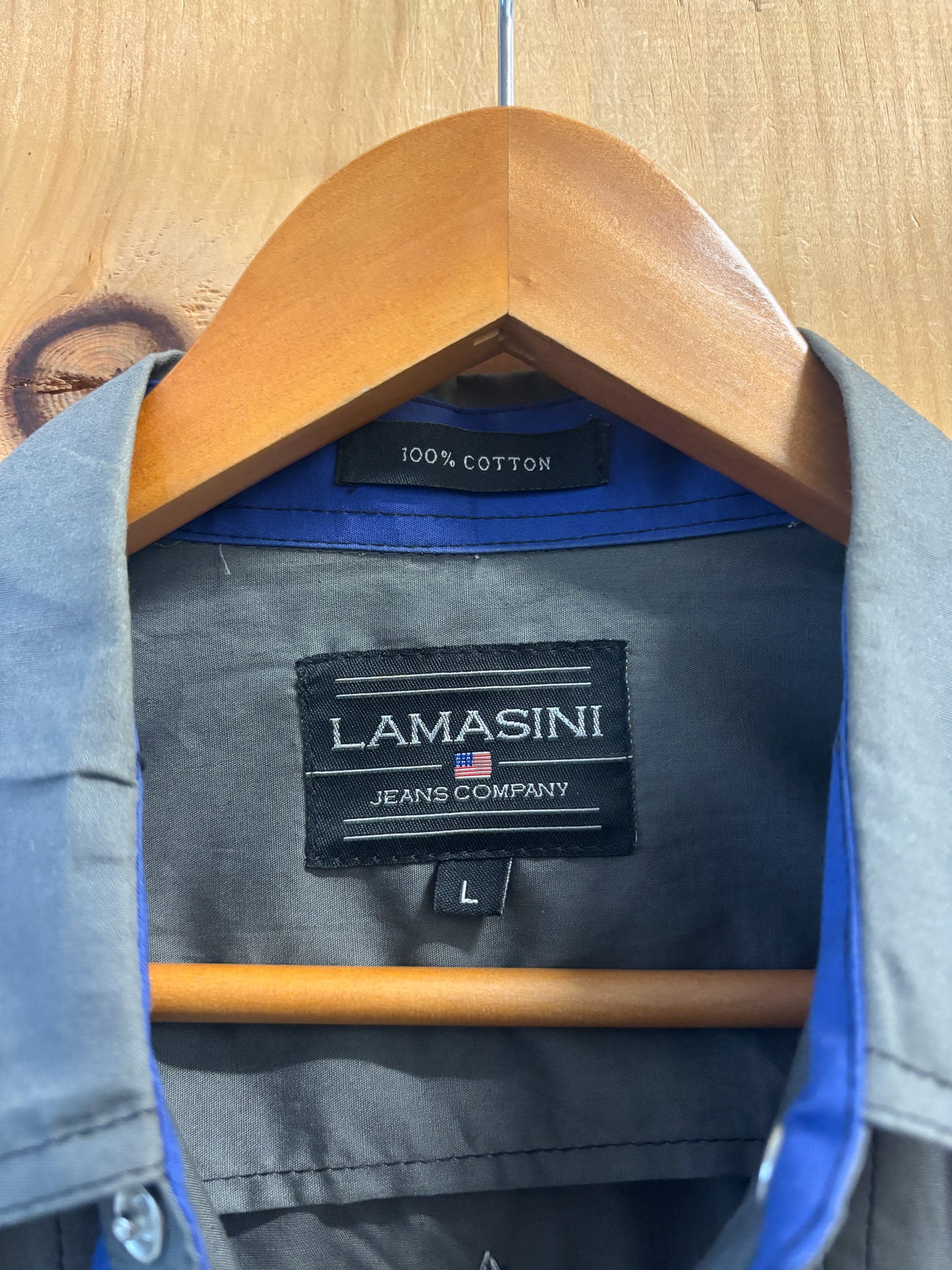 Lamasini Men's Snap Up : L