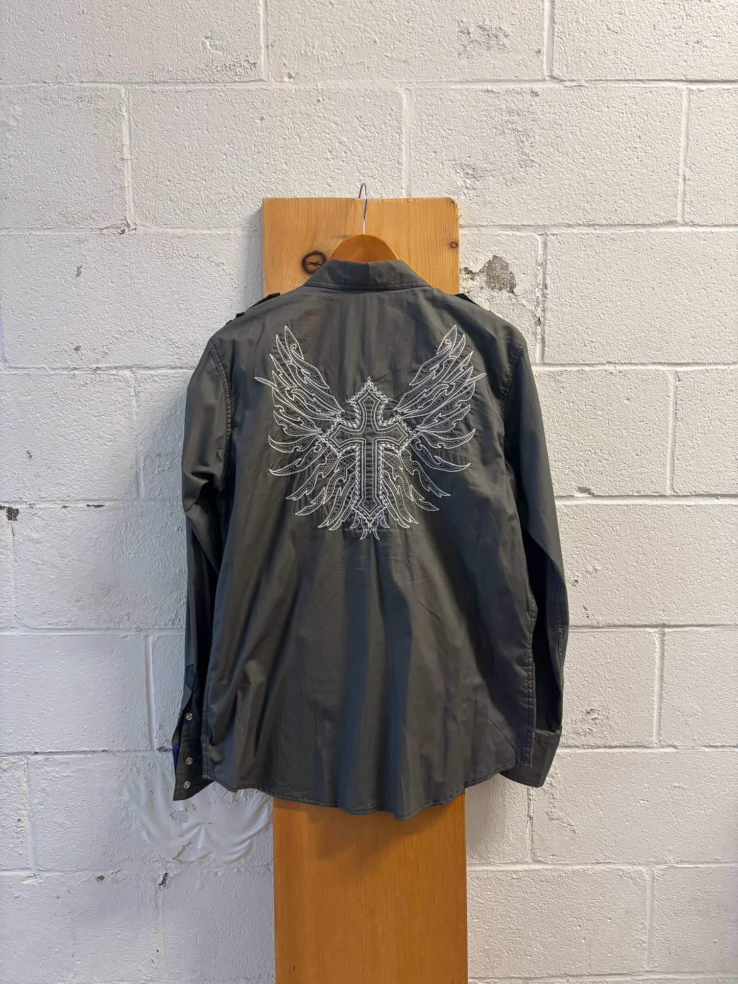 Lamasini Men's Snap Up : L