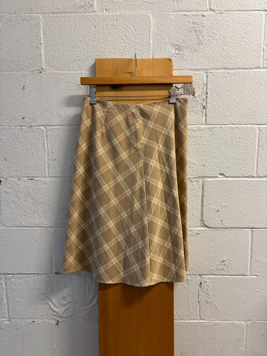 Plaid Midi Skirt : 6