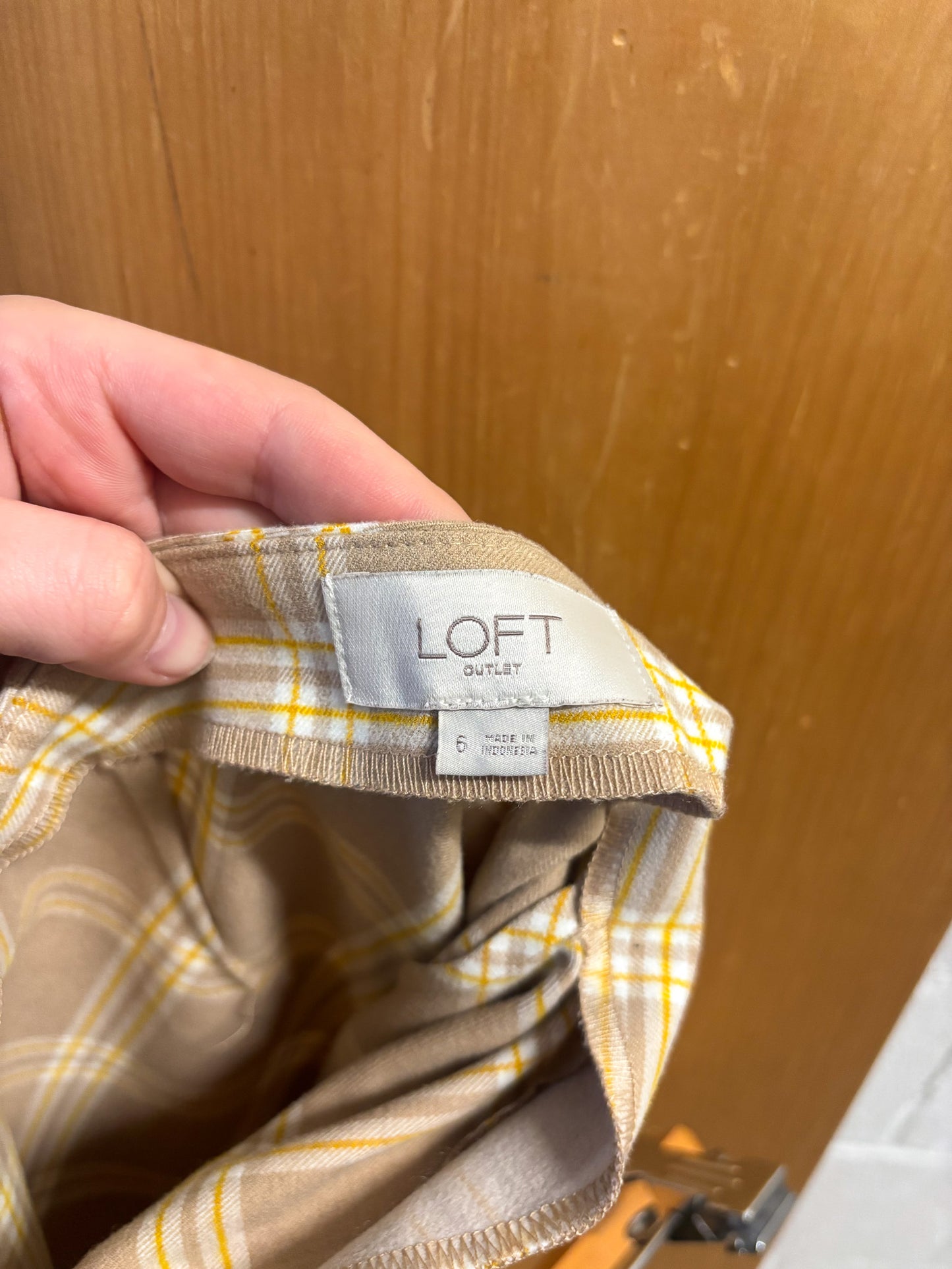 Plaid Midi Skirt : 6