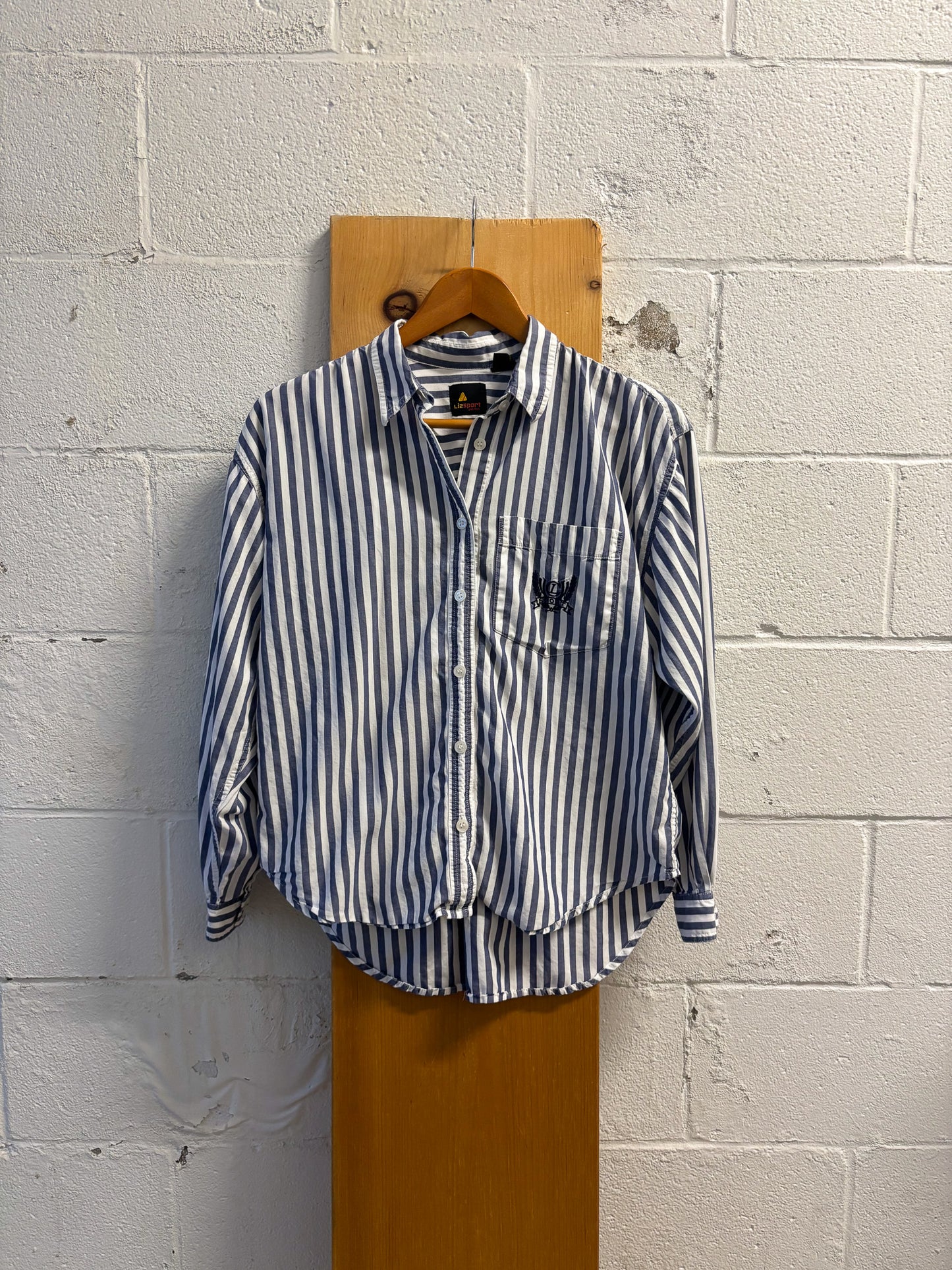 Striped Button Up Top : PM