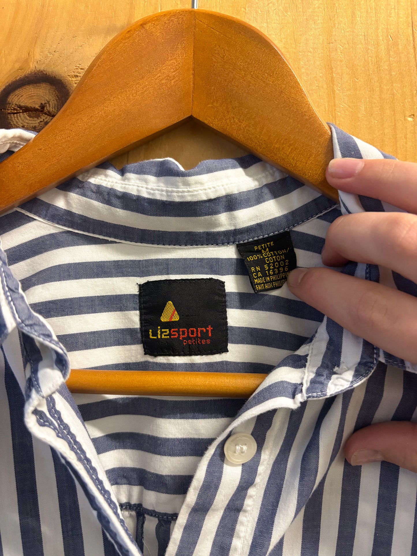 Striped Button Up Top : PM