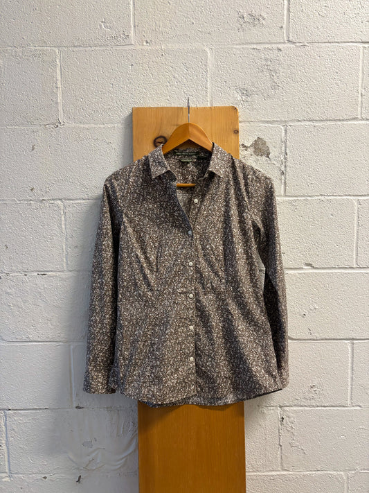 Floral Eddie Bauer Button Up : S