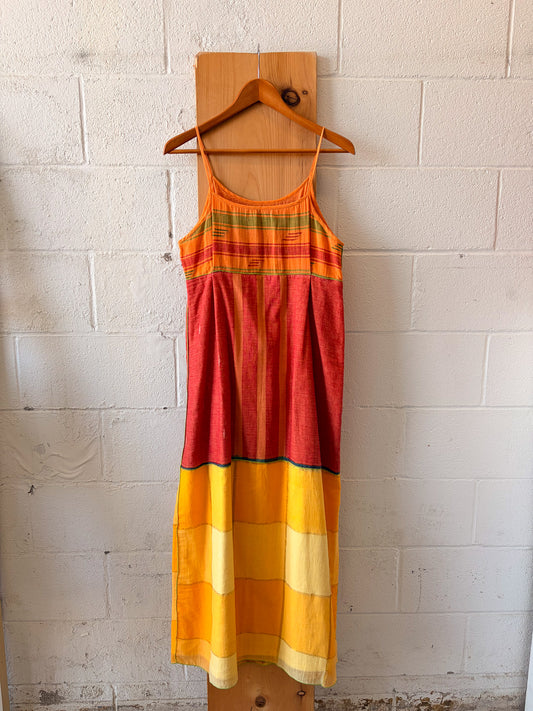 Bright Patchwork Sundress : S