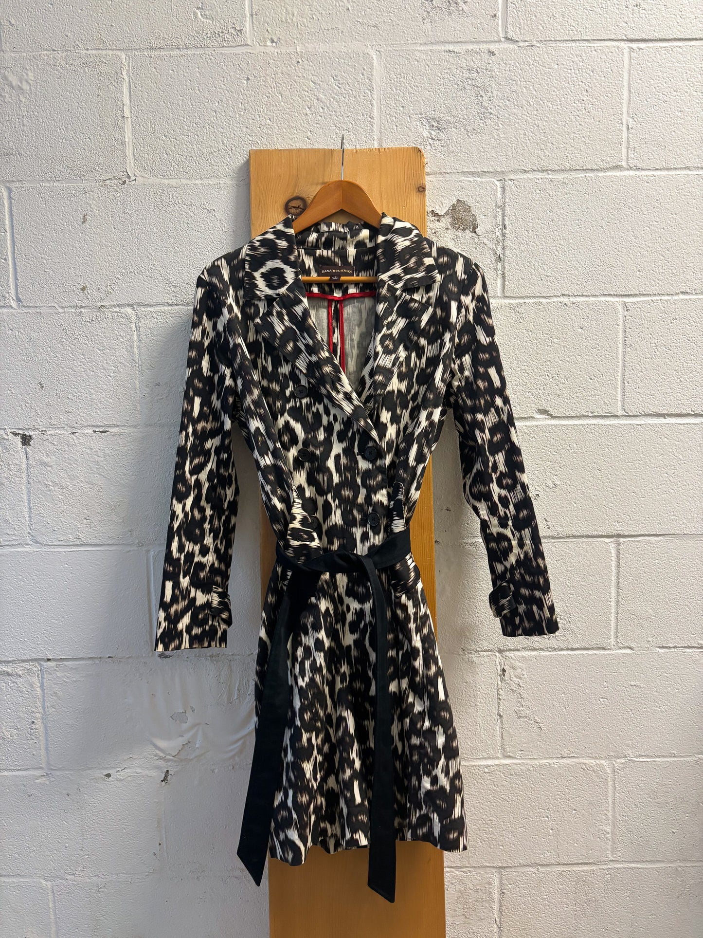 Leopard Trench Coat : S