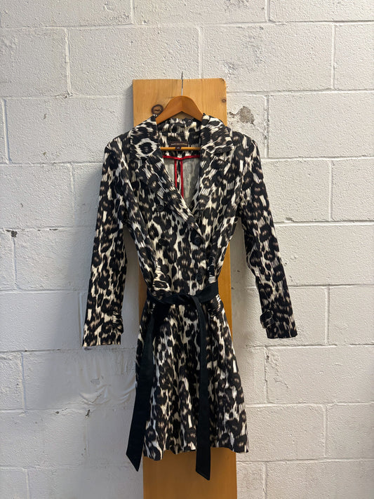 Leopard Trench Coat : S