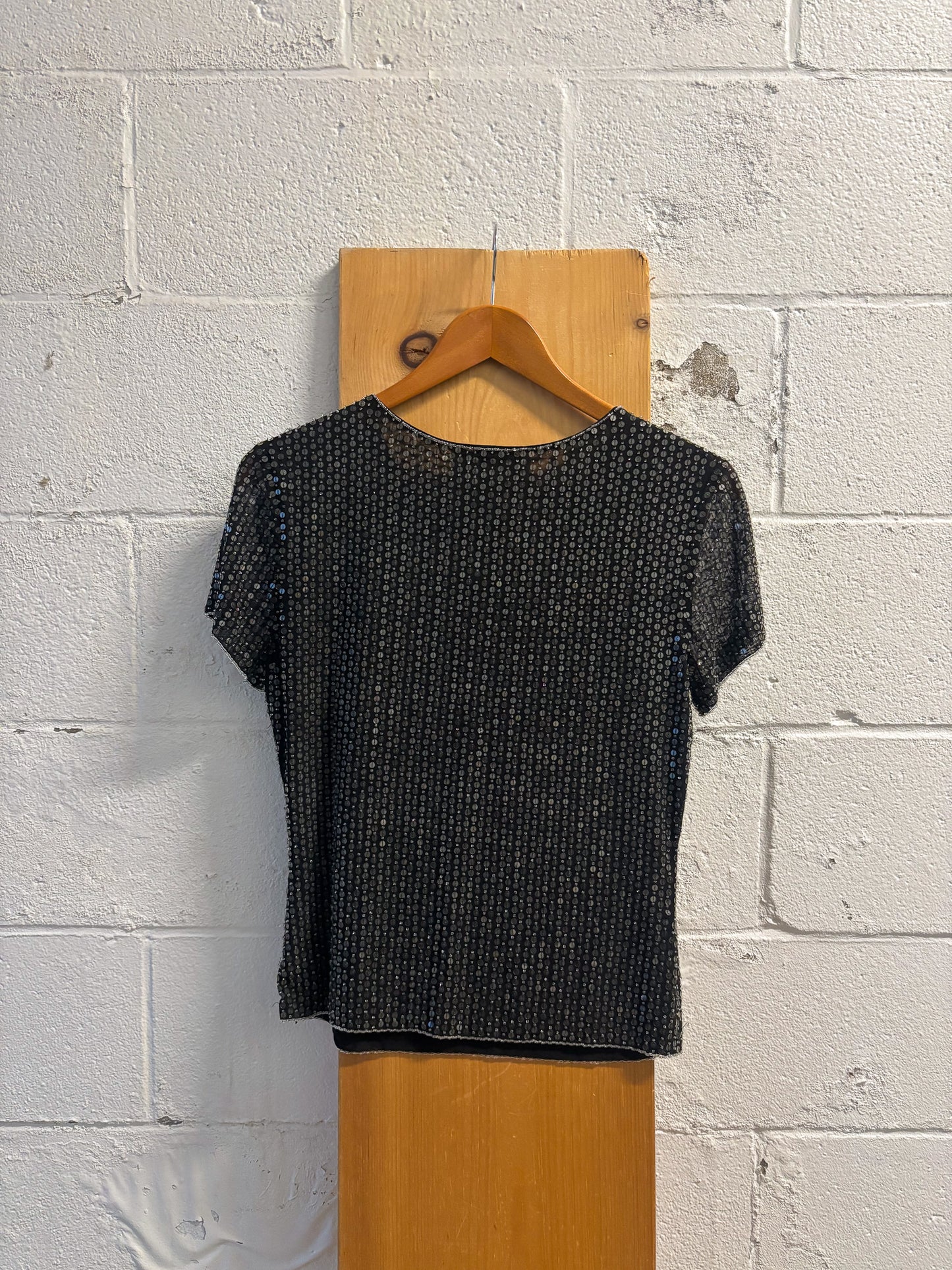Vtg Sequins Tee : S