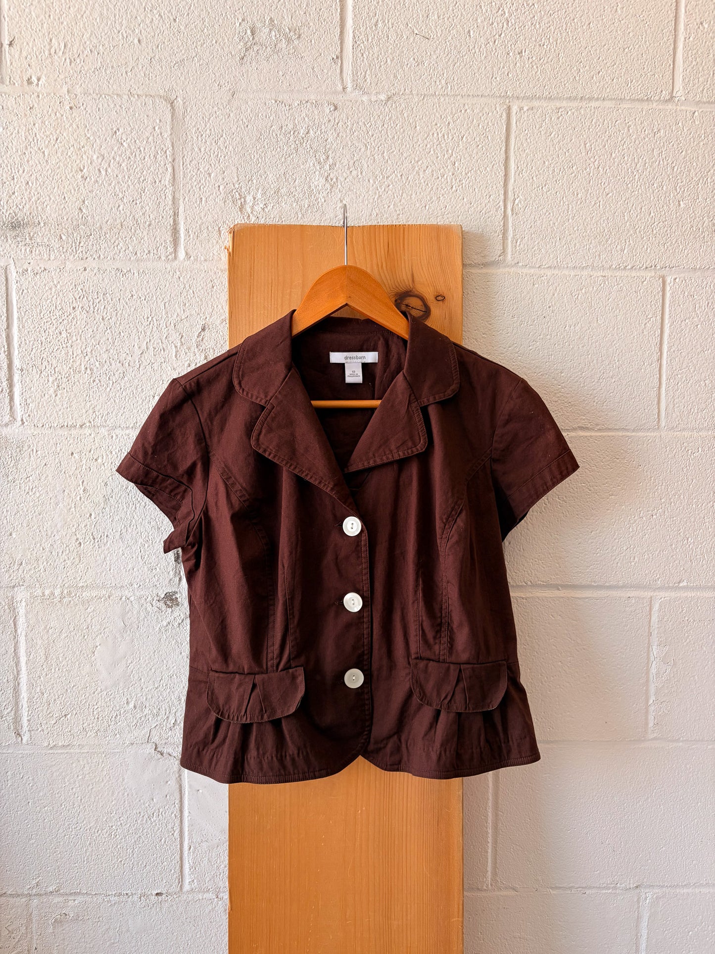 Brown & White Polka Dot Set : 12