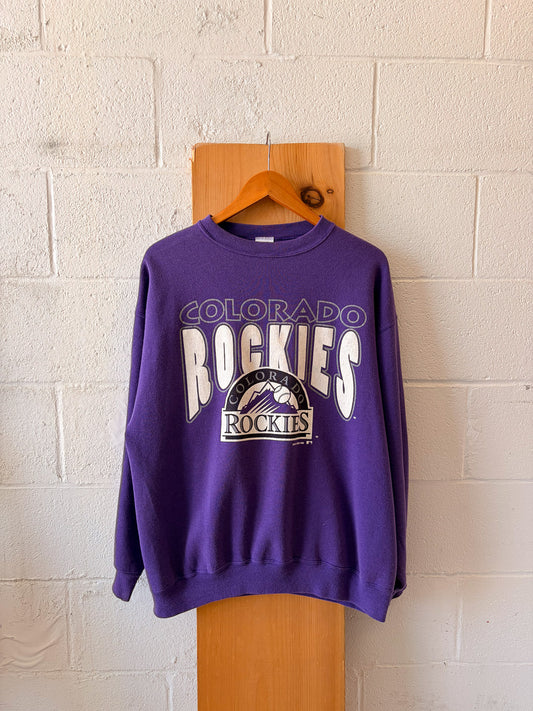 '93 Colorado Rockies Crew : XL (As Is)