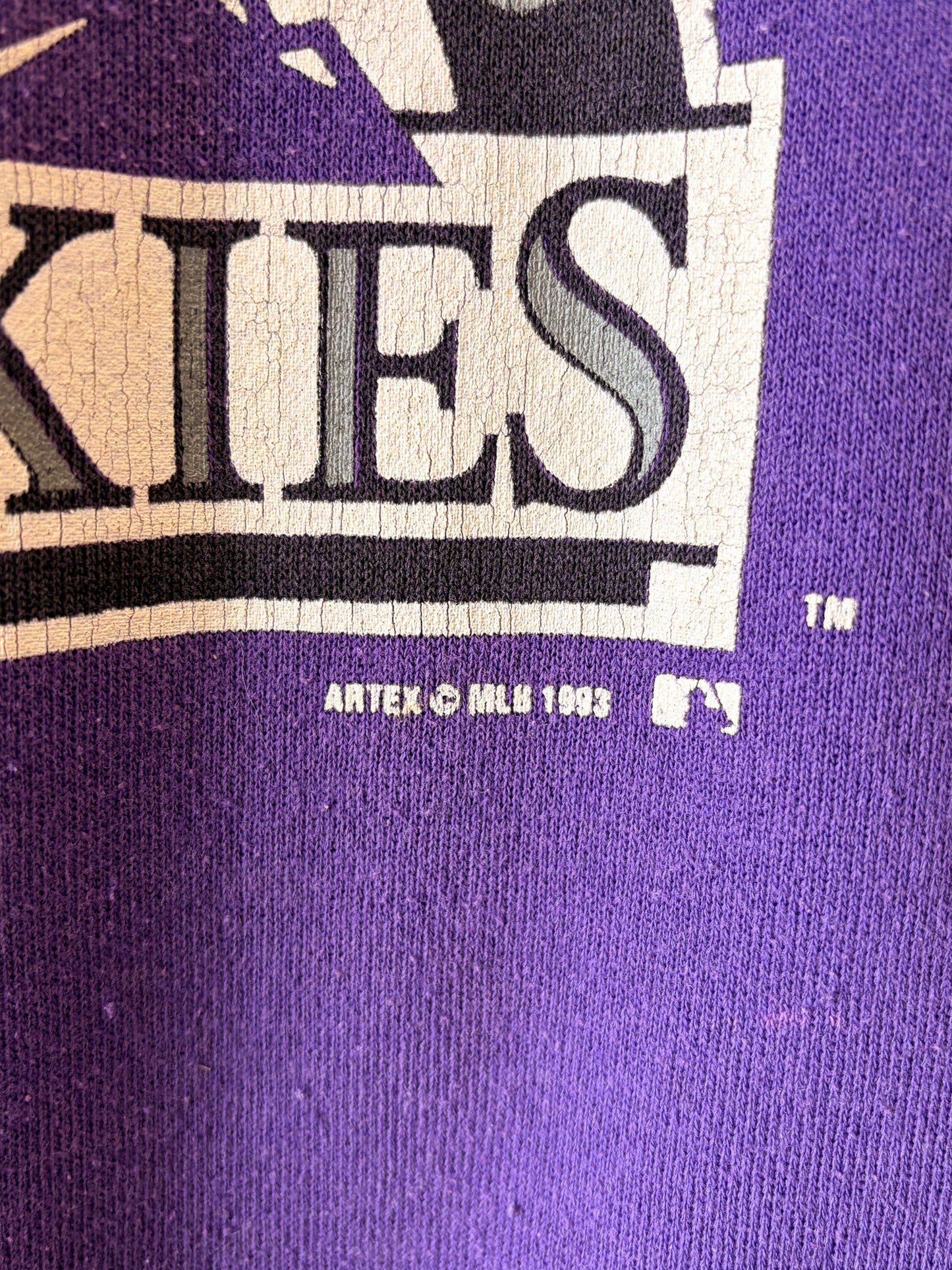 '93 Colorado Rockies Crew : XL (As Is)