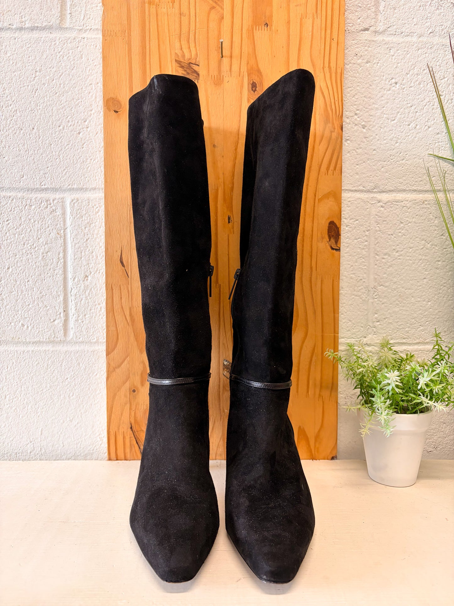 Veronica Beard Kenzie Black Knee High Boots : Size 7 (Local Pick Up Only)