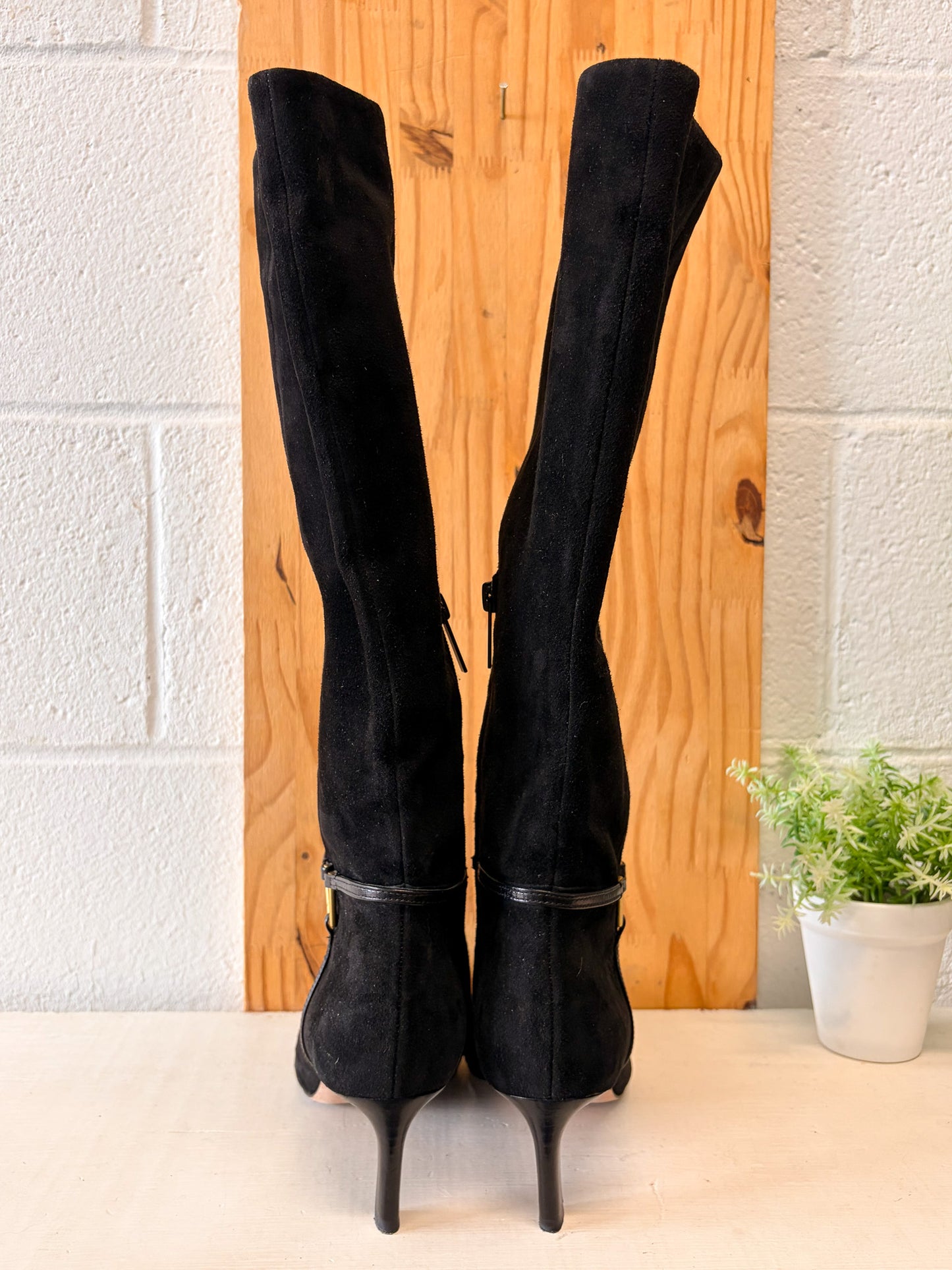 Veronica Beard Kenzie Black Knee High Boots : Size 7 (Local Pick Up Only)