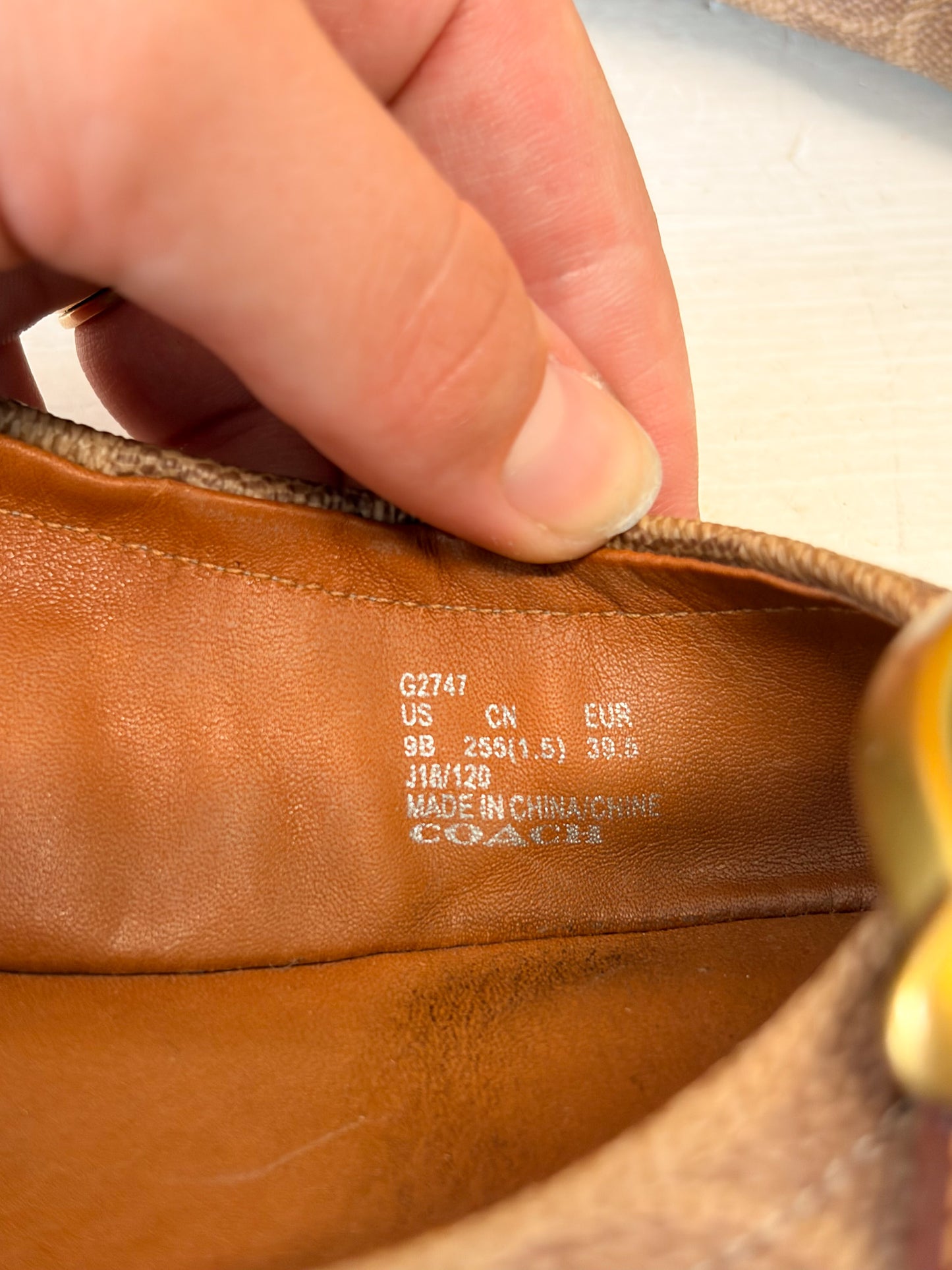 Coach Ballet Flats : Size 9