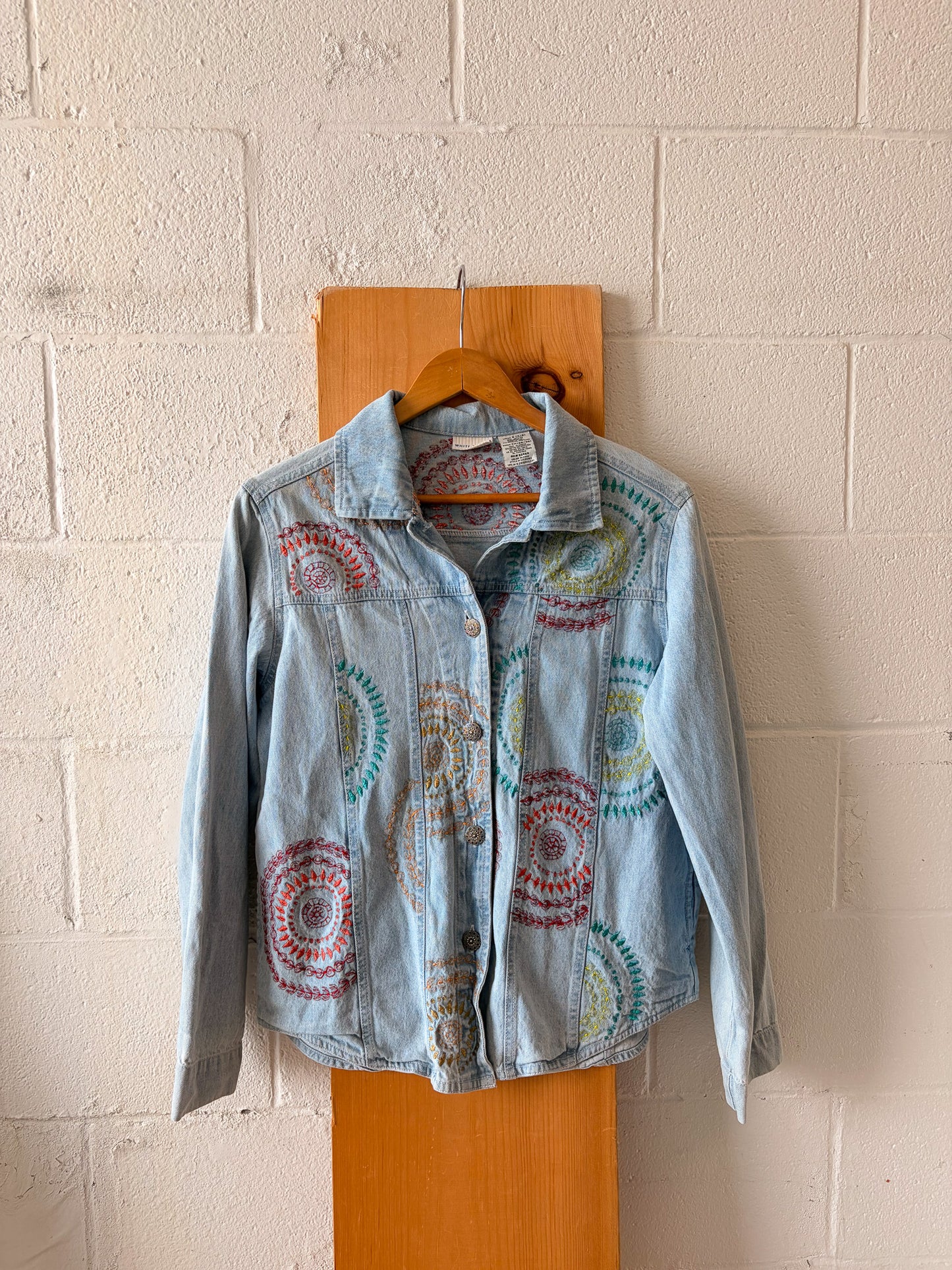 Embroidered Denim Jacket : S