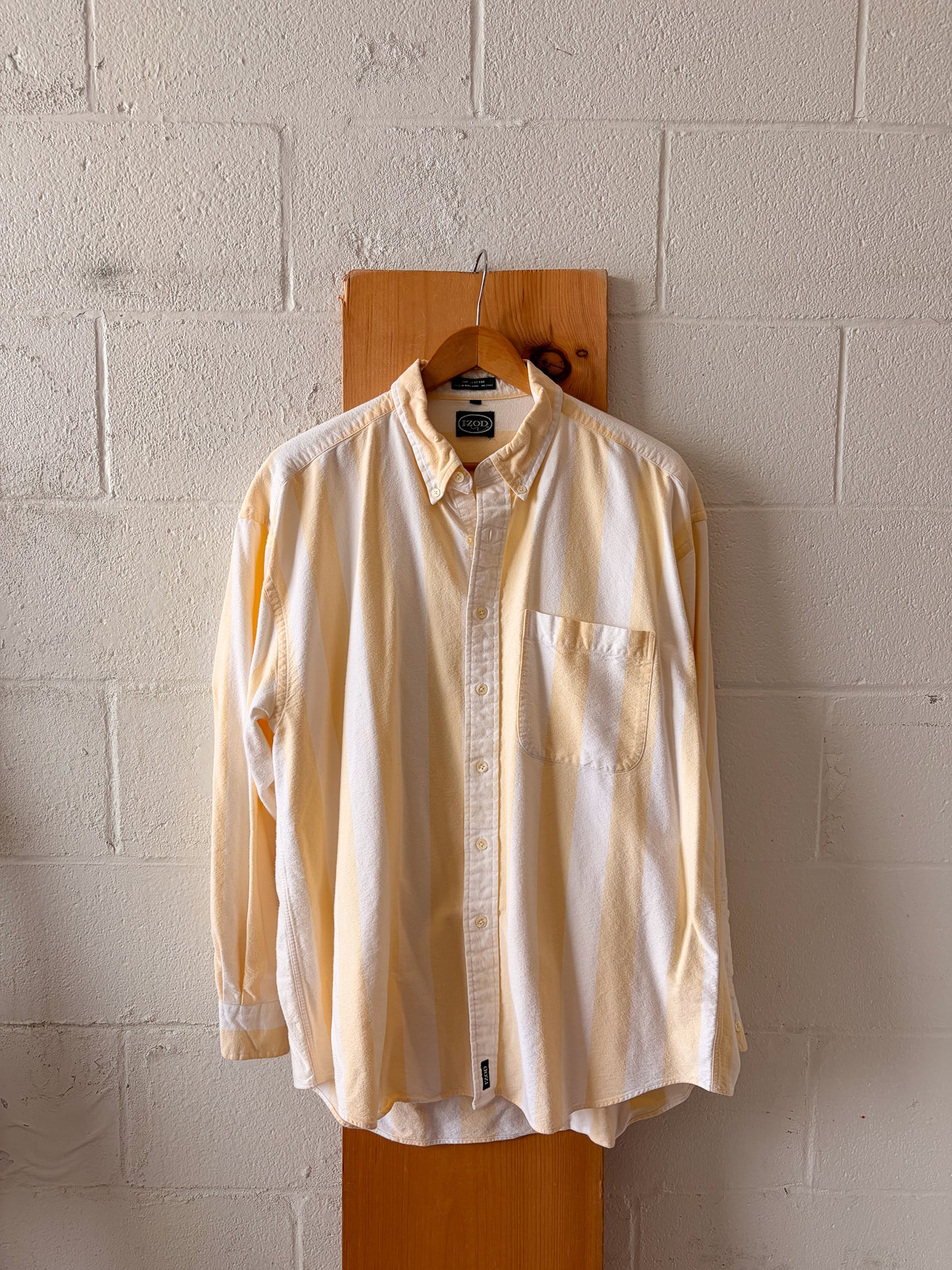 Striped Izod Button Down : XL