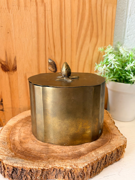 Vtg Brass Container (Local Pick Up Only)