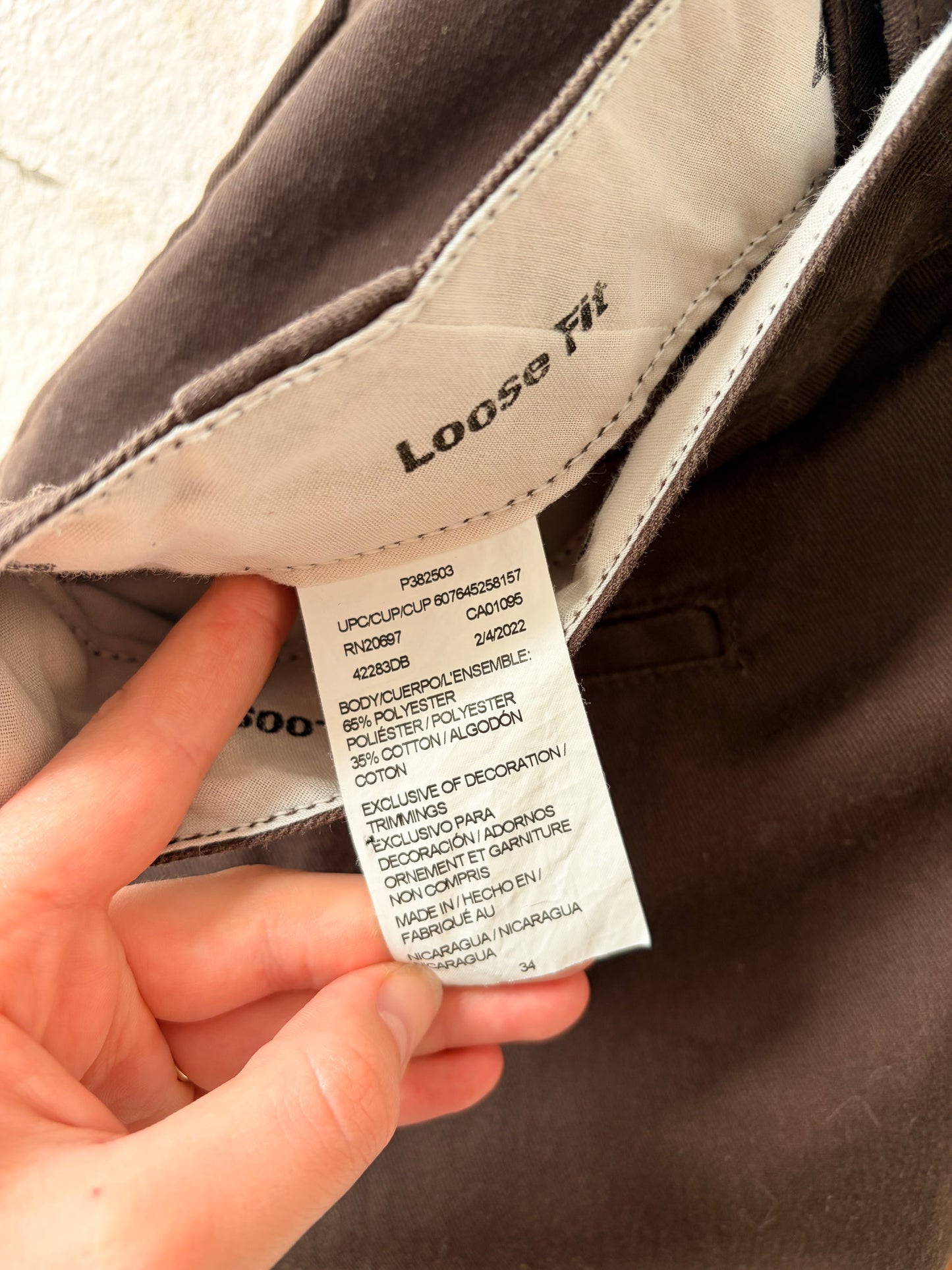 Brown Dickies Shorts : 34"W