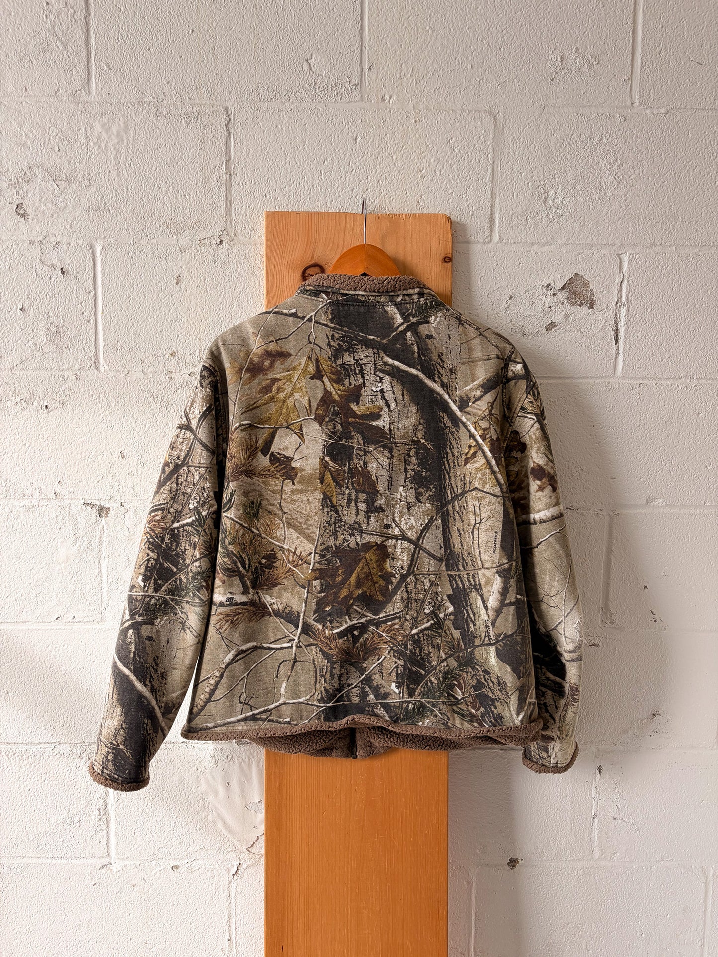 Sherpa Lined Camo Jacket : L