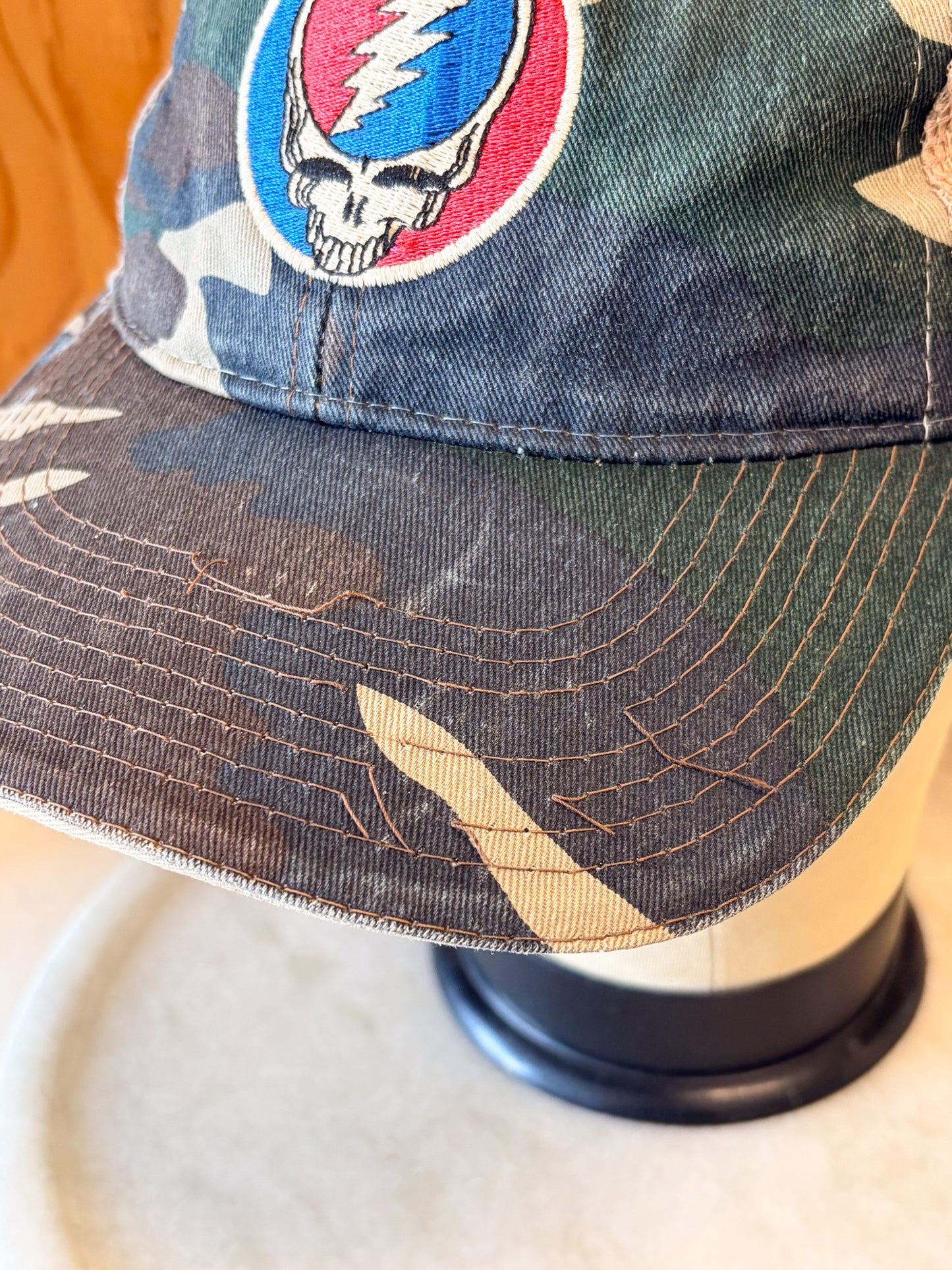 Grateful Dead Camo Trucker Cap