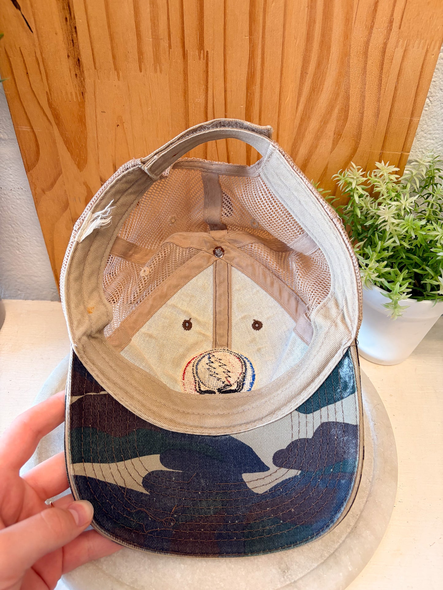 Grateful Dead Camo Trucker Cap