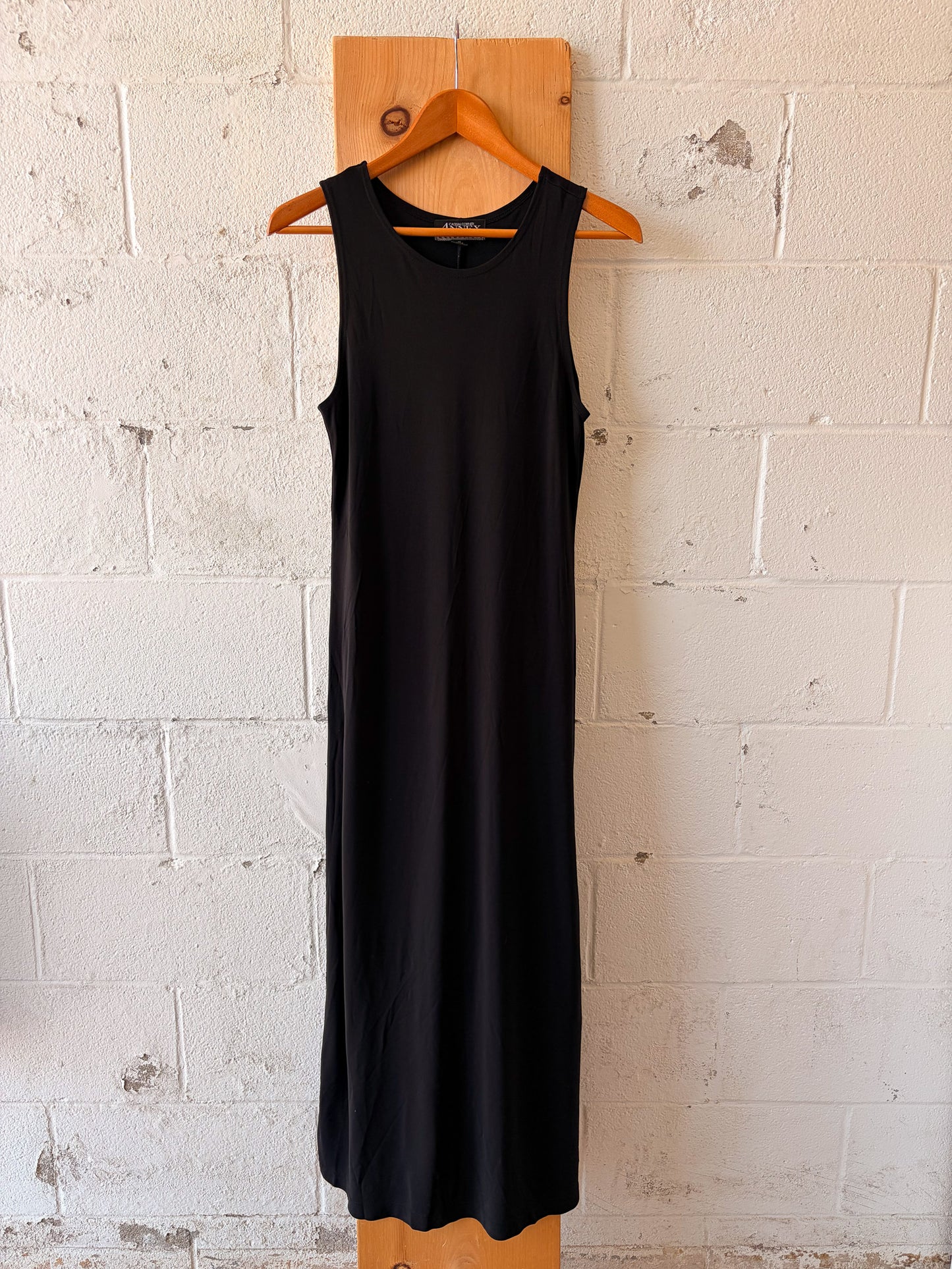 Classic Black Vtg Maxi Dress : M