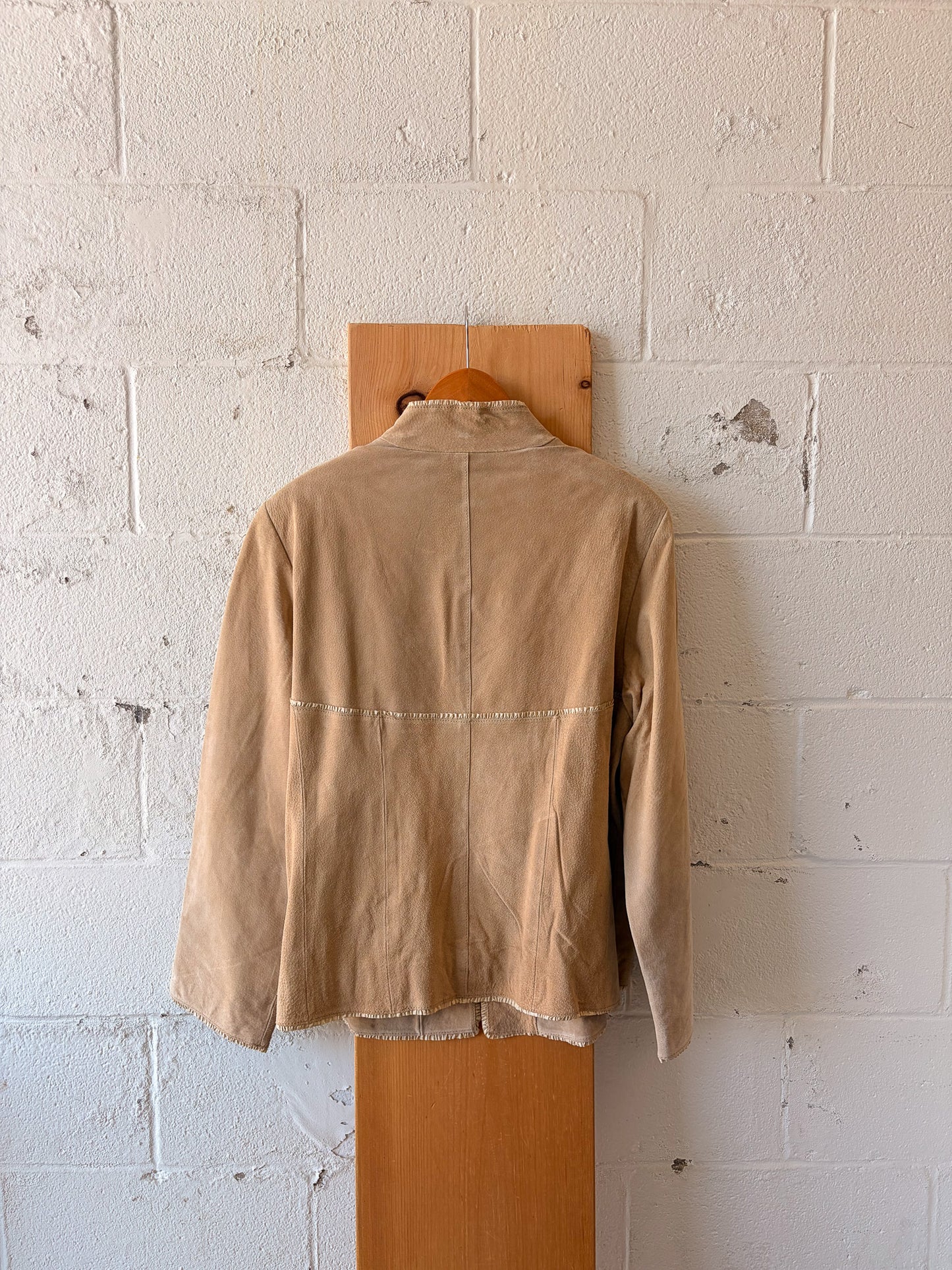 NWT Suede Khaki Jacket : 1X