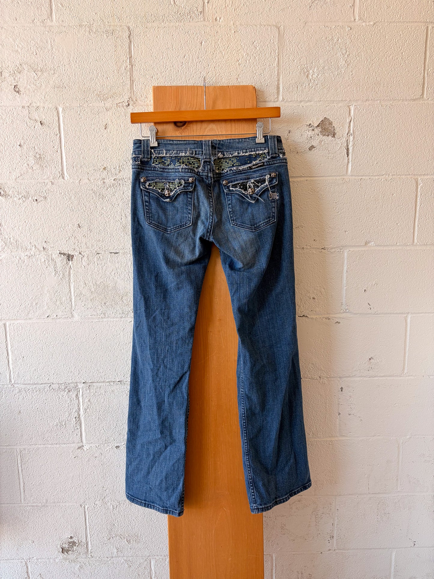 Embellished Miss Me Jeans : 34"W (As Is)