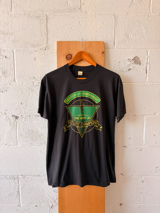 Vtg Freshman-Sophomore Track Tee : XL