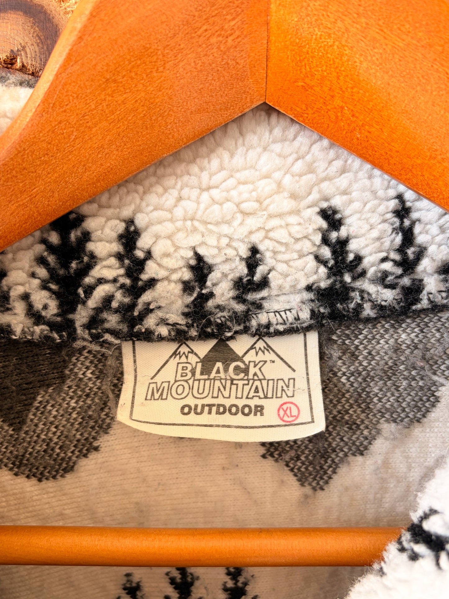 Vtg Winter Tree-Line Sherpa : XL