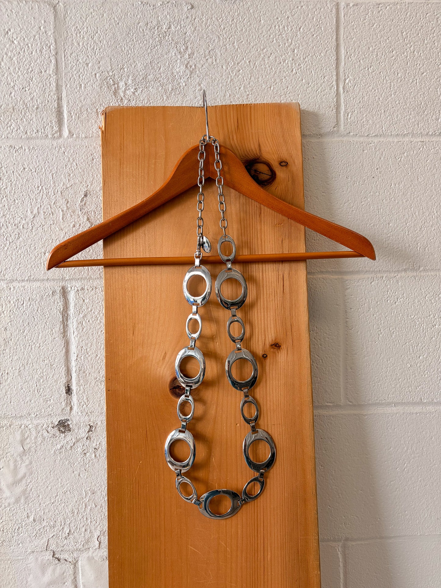 Silver Tone Chain Link Belt