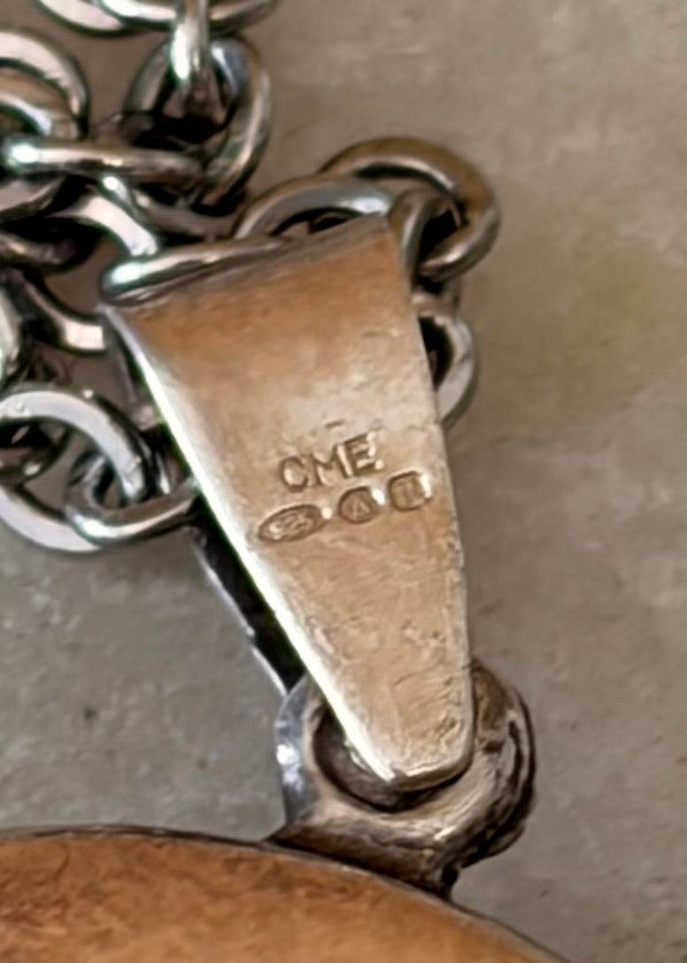 Vtg 925 Locket Necklace